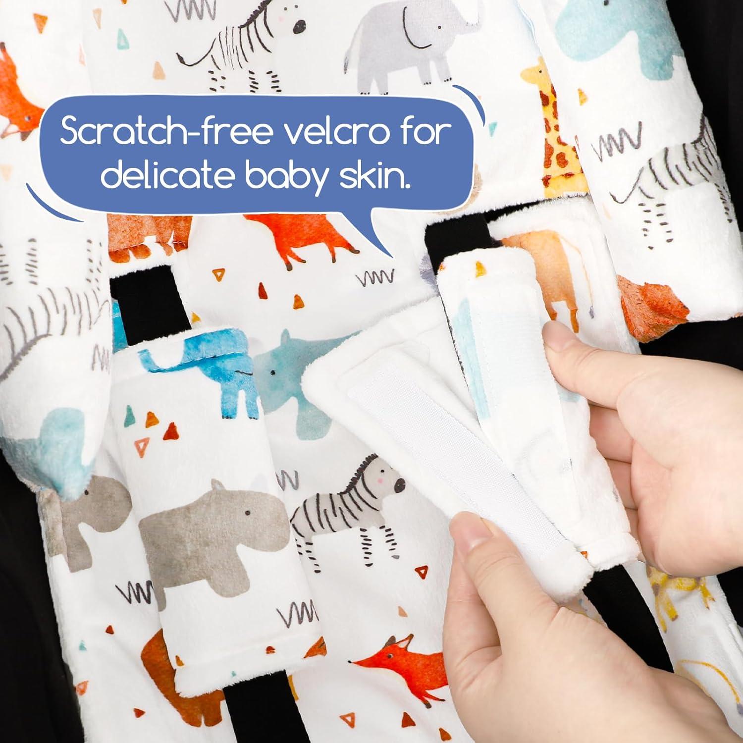 Inserto para Asiento de Auto Bebé 2 en 1 Felpa Suave