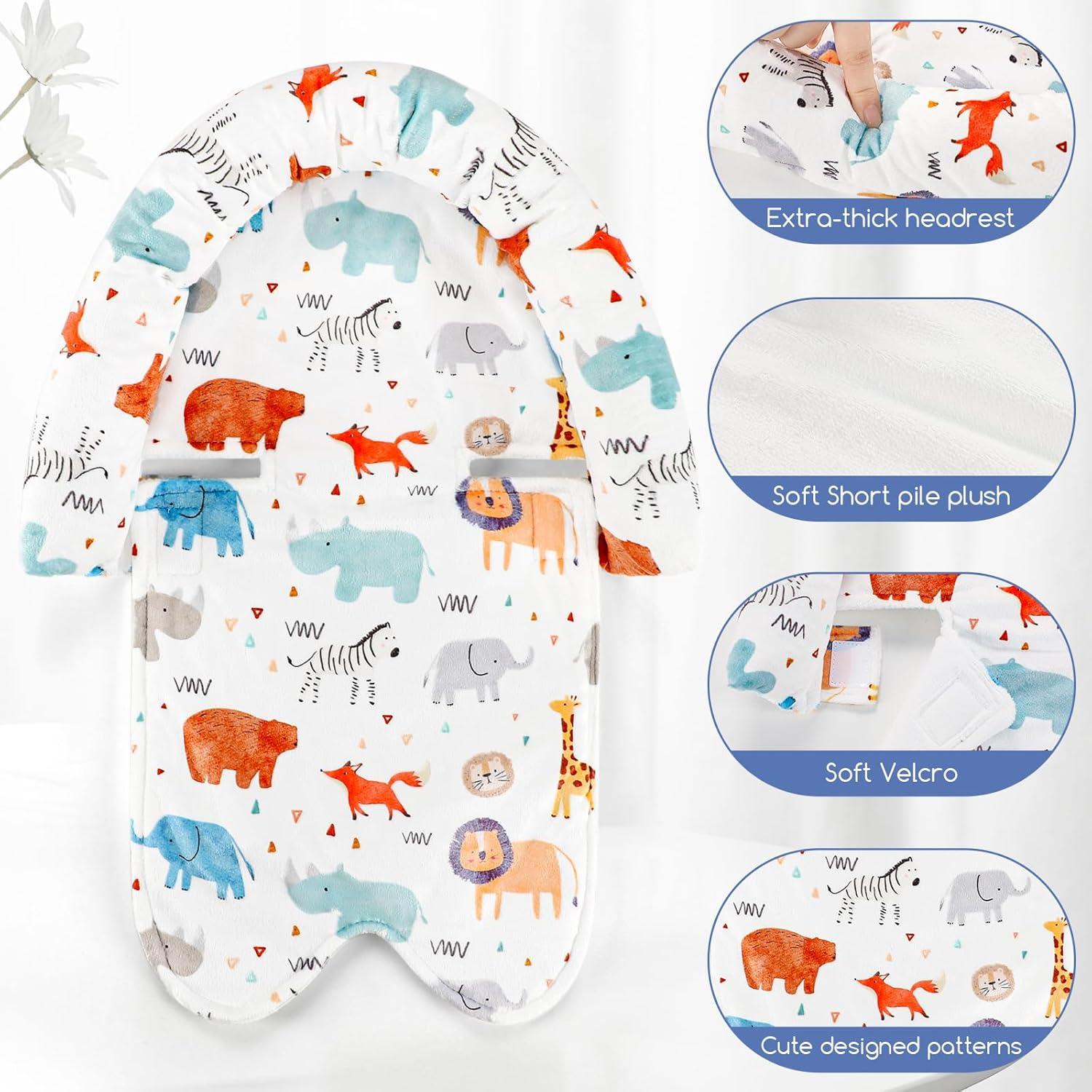 Inserto para Asiento de Auto Bebé 2 en 1 Felpa Suave