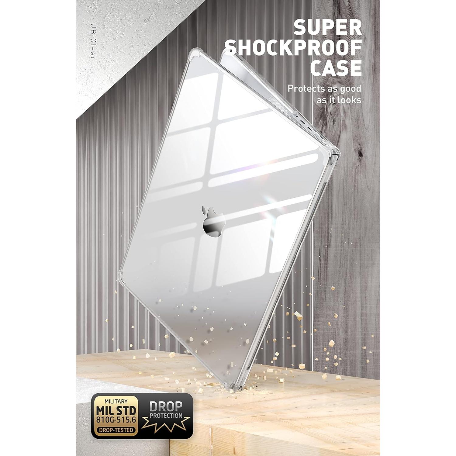 Funda SUPCASE para MacBook Pro 16" 2021-2024 Transparente
