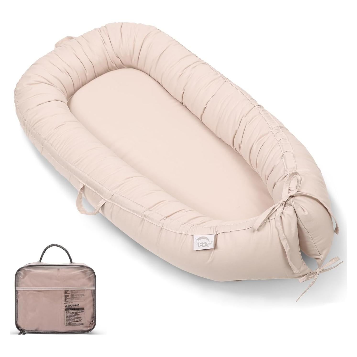 Cuna portátil para bebés EAQ Albaricoque 1.65 kg