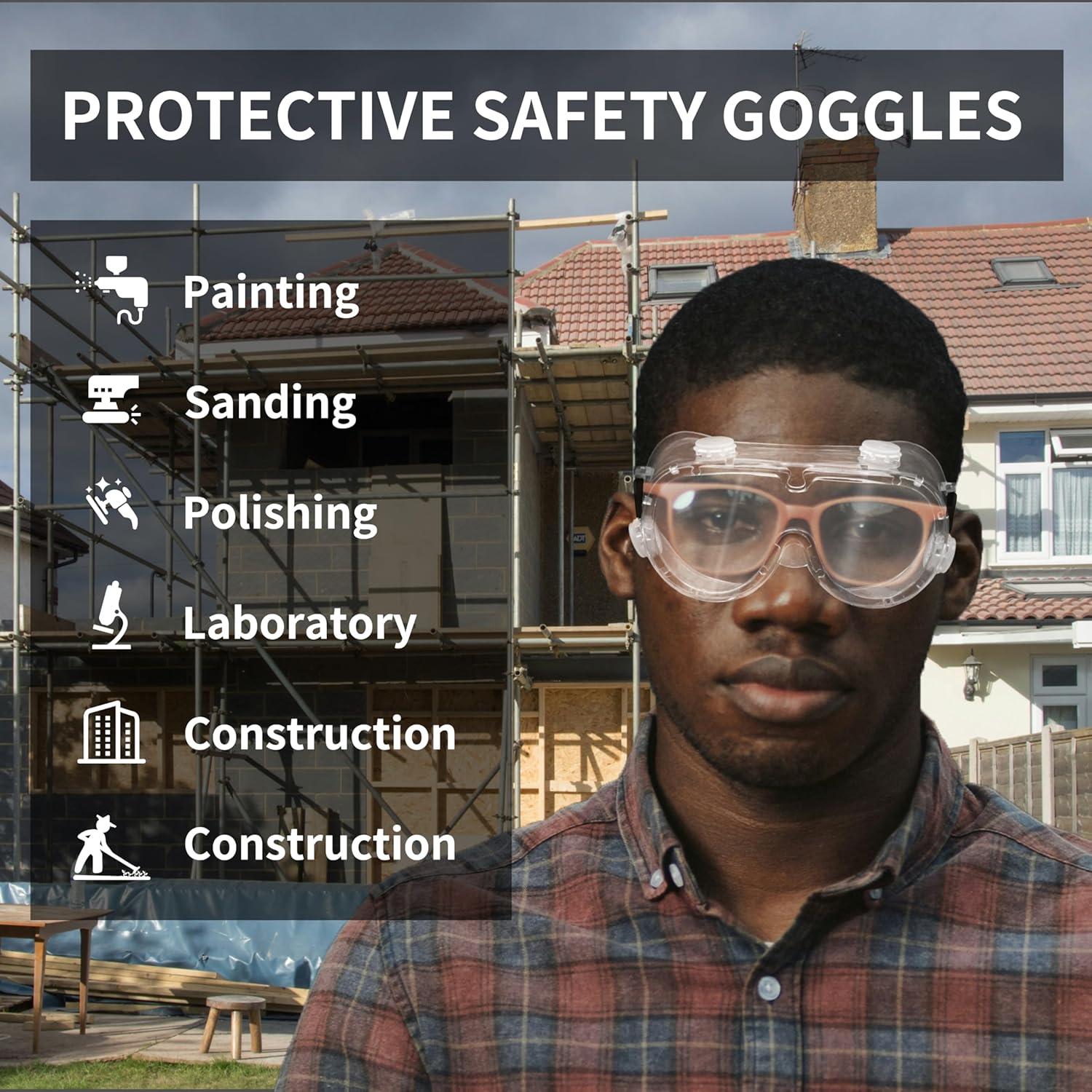 Gafas de Seguridad GOL-SIV ANSI Z87.1 Antivaho y Resistente