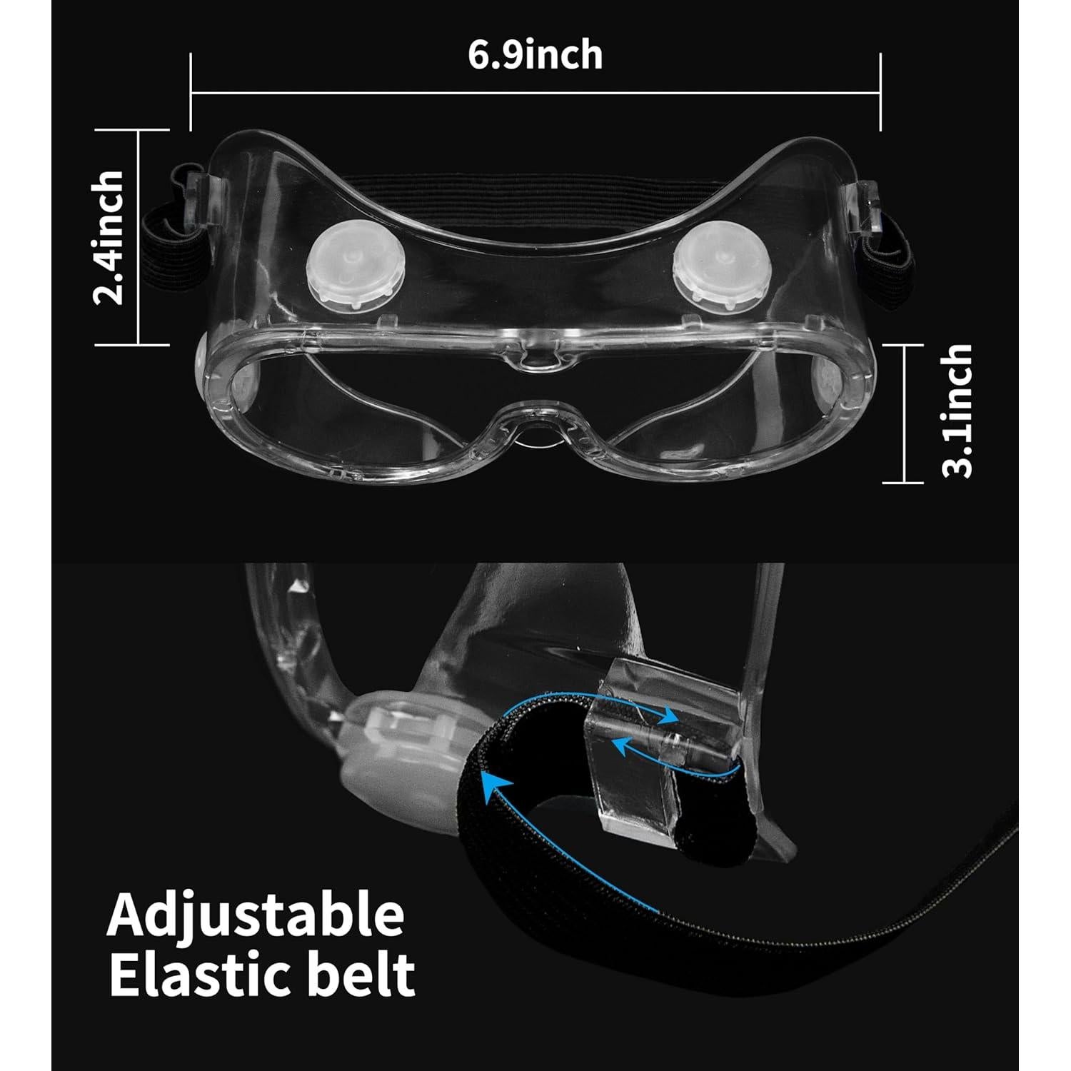 Gafas de Seguridad GOL-SIV ANSI Z87.1 Antivaho y Resistente