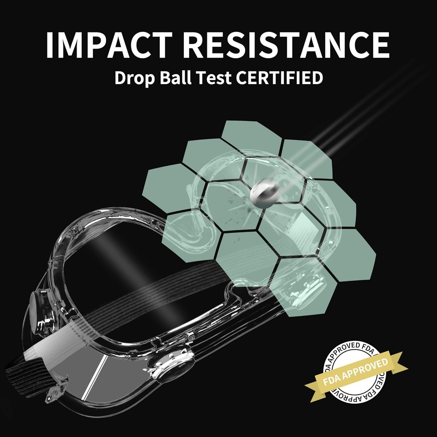 Gafas de Seguridad GOL-SIV ANSI Z87.1 Antivaho y Resistente