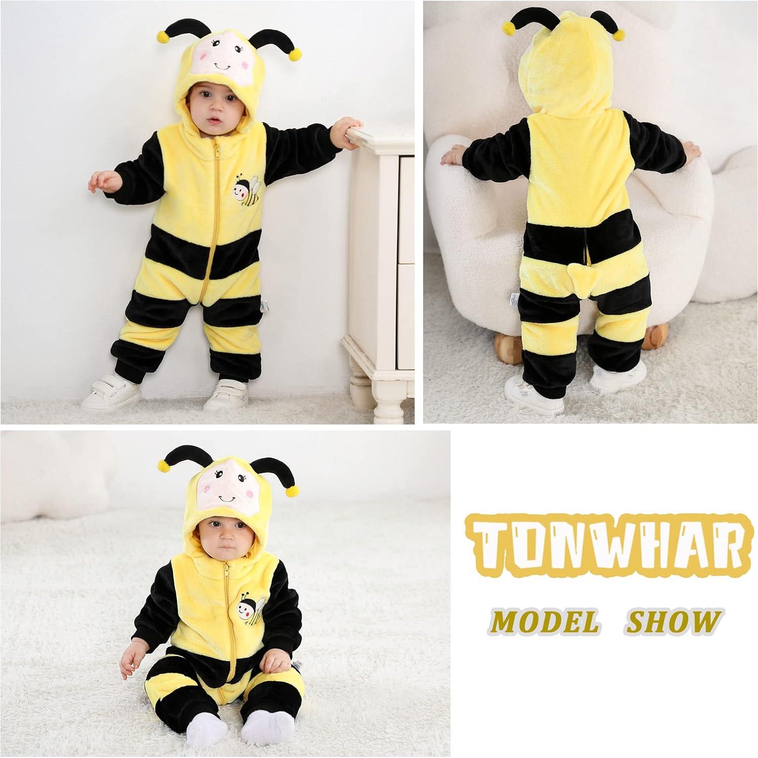 Disfraz de Animal para Bebé Unisex TONWHAR 2-3 Meses