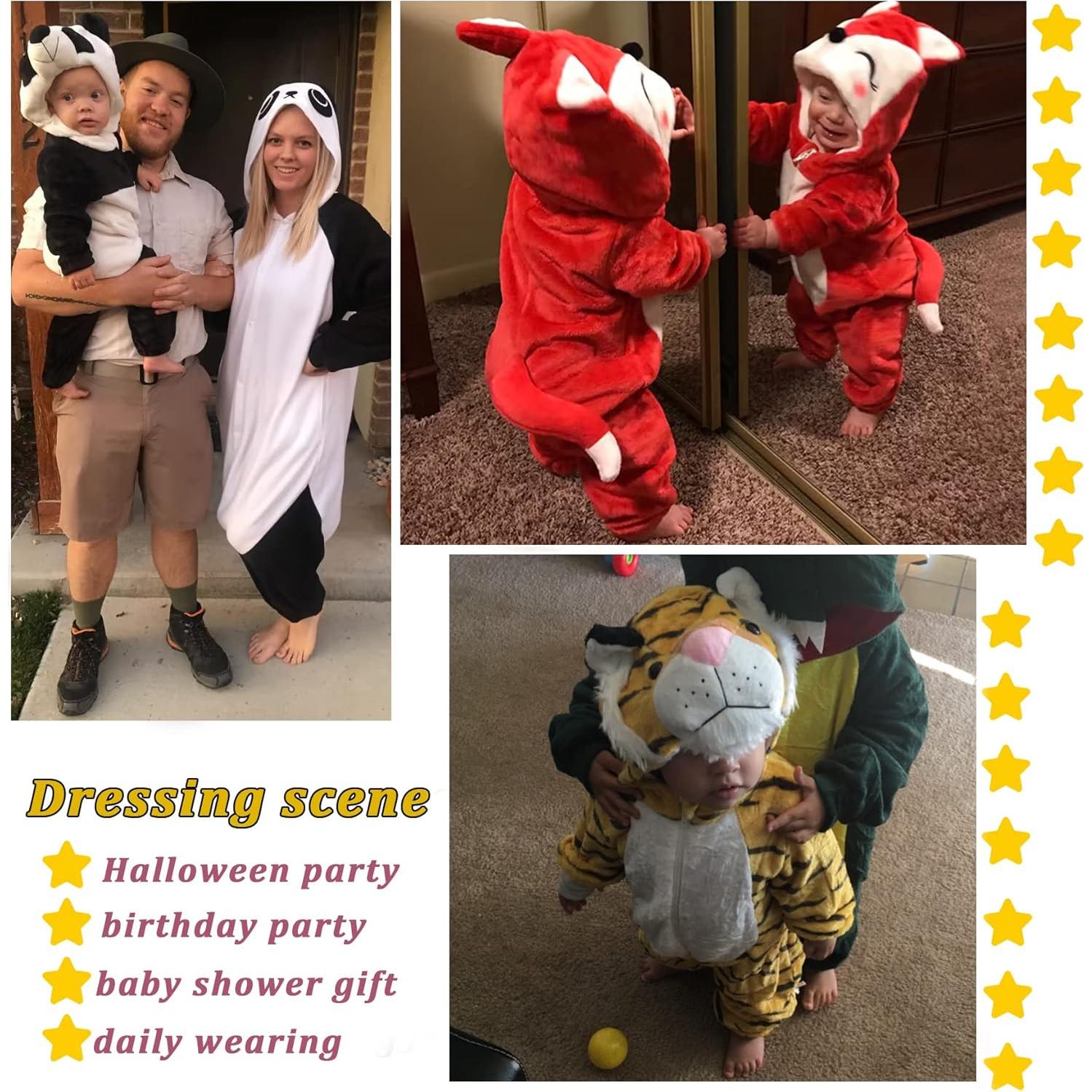 Disfraz de Animal para Bebé Unisex TONWHAR 2-3 Meses