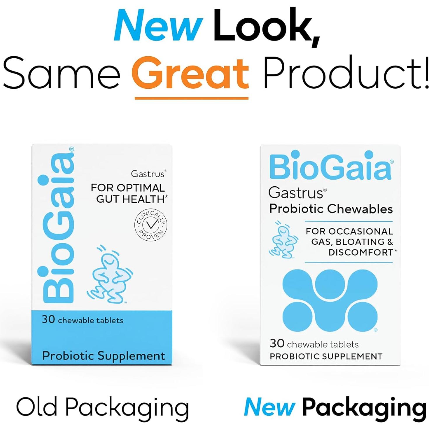 BioGaia Gastrus Probiótico Masticable 30 Unidades - Salud Intestinal