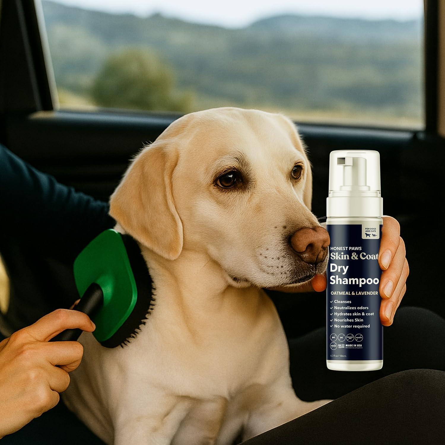 Champú Seco para Perros Honest Paws - Avena y Lavanda 178.6 g