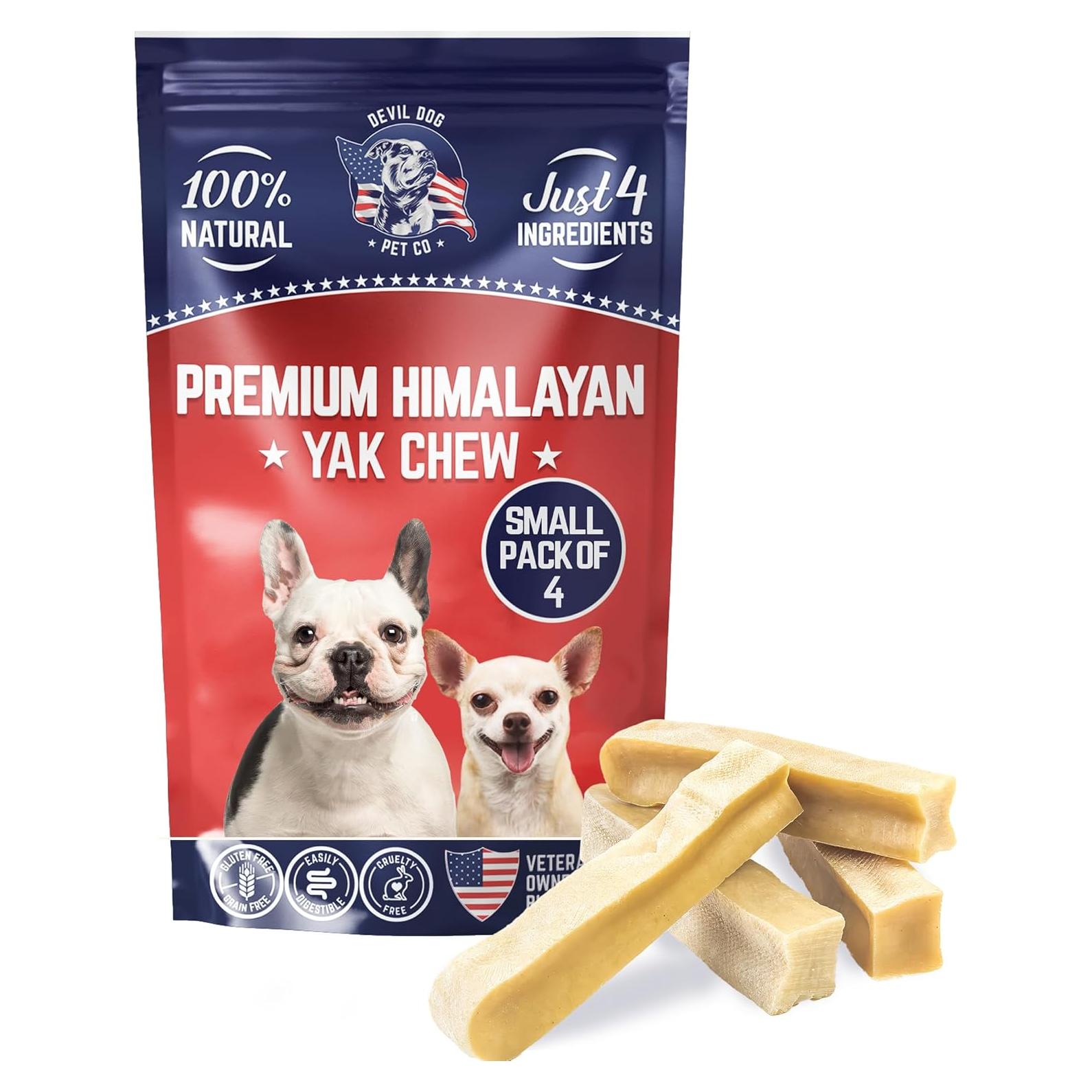 Masticables de Queso de Yak para Perros Devil Dog - 4 Pzas