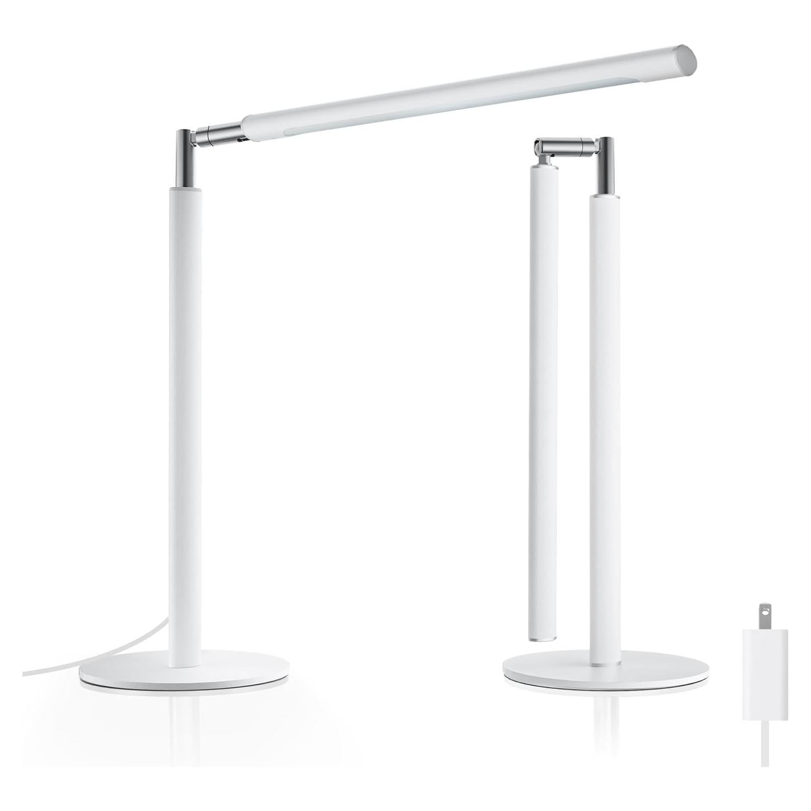 Lámpara de Escritorio LED ALFELE Blanca 15W Regulable 4 Colores