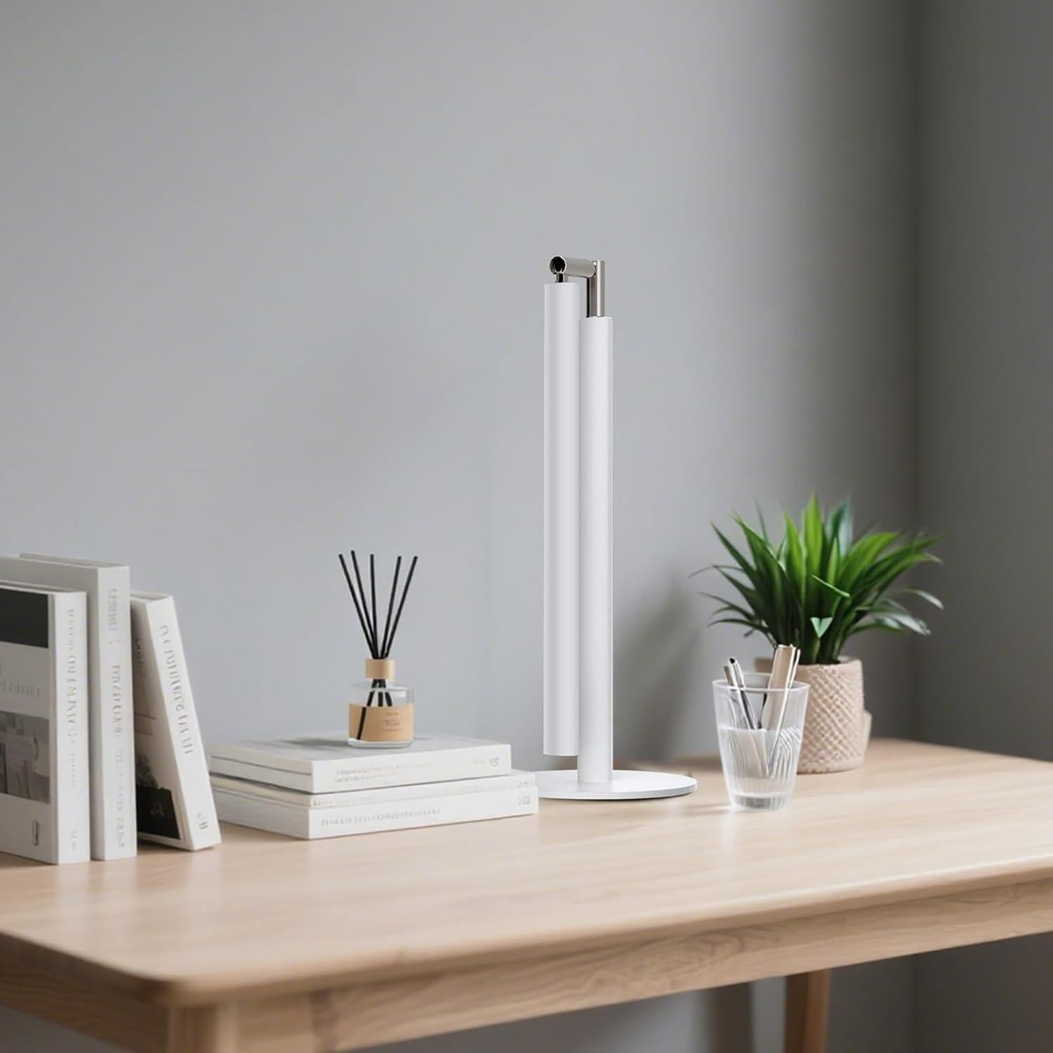 Lámpara de Escritorio LED ALFELE Blanca 15W Regulable 4 Colores