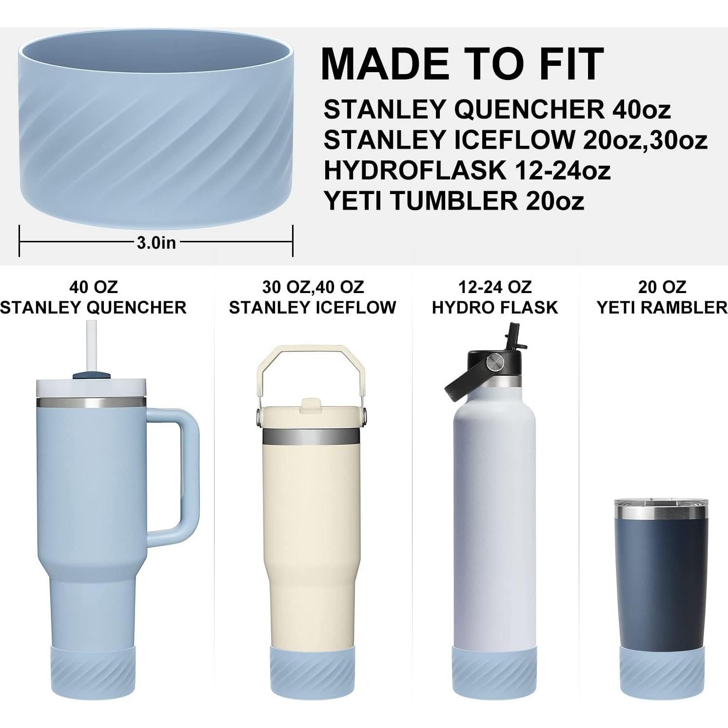 Botín de Silicona Antideslizante Affute para Botellas Stanley y Hydroflask