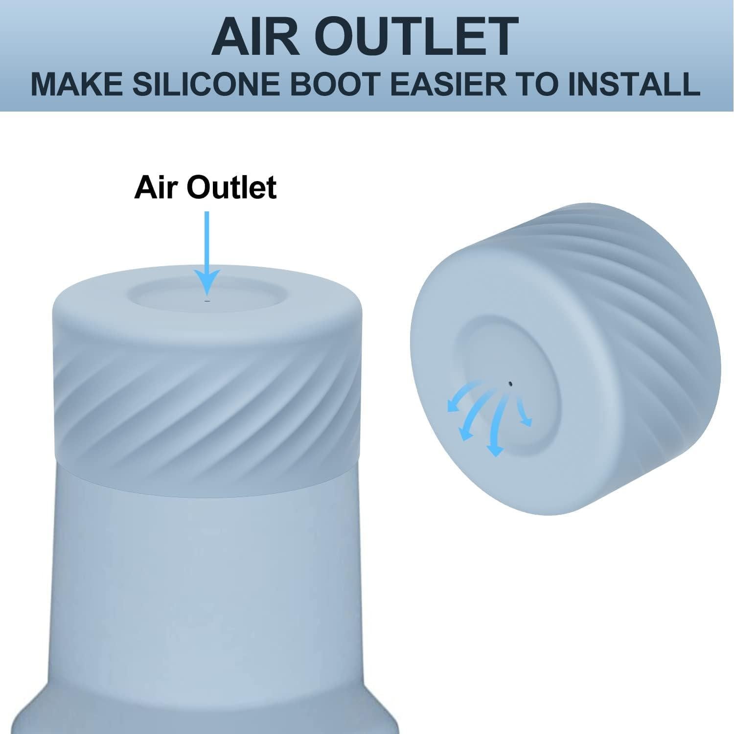 Botín de Silicona Antideslizante Affute para Botellas Stanley y Hydroflask