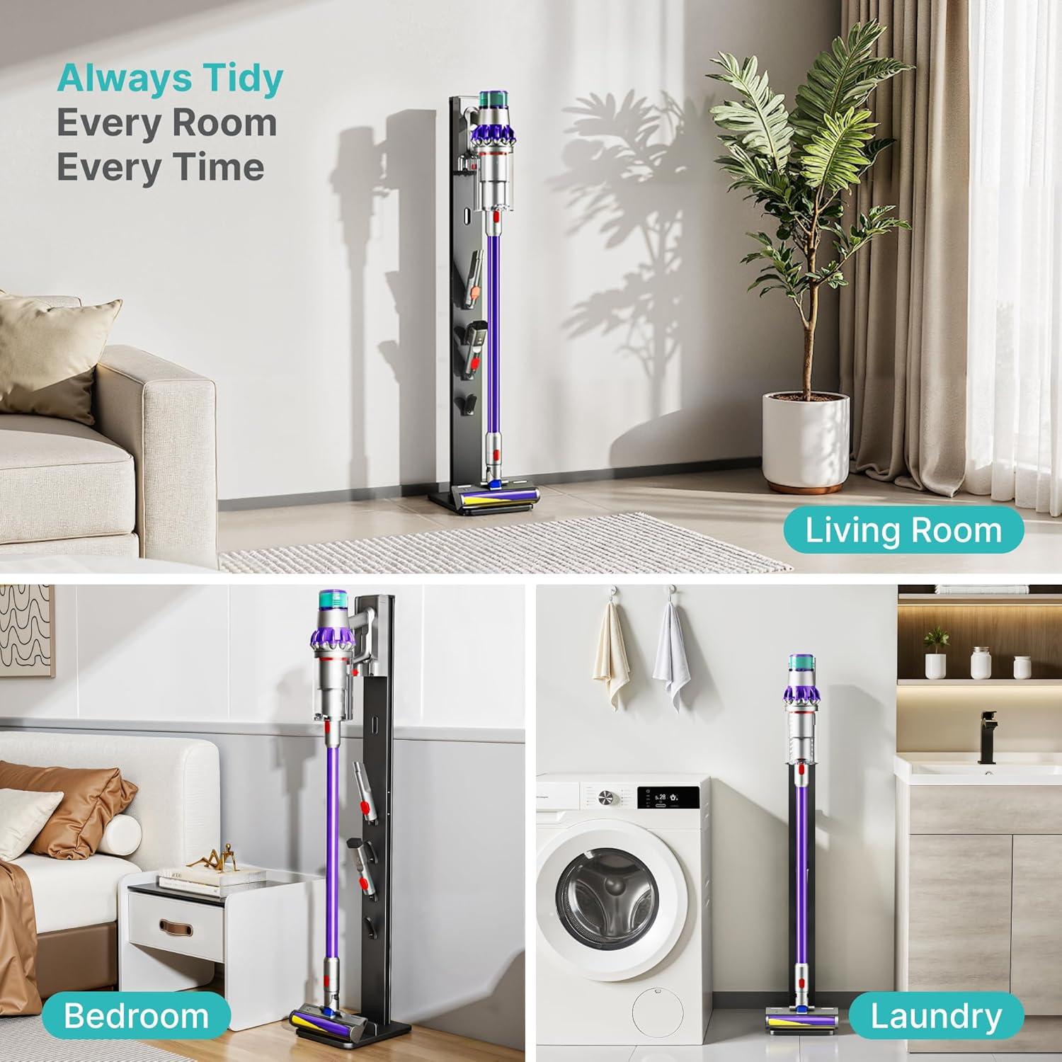 Soporte para Aspiradora PEGZONE con Ganchos, Compatible Dyson