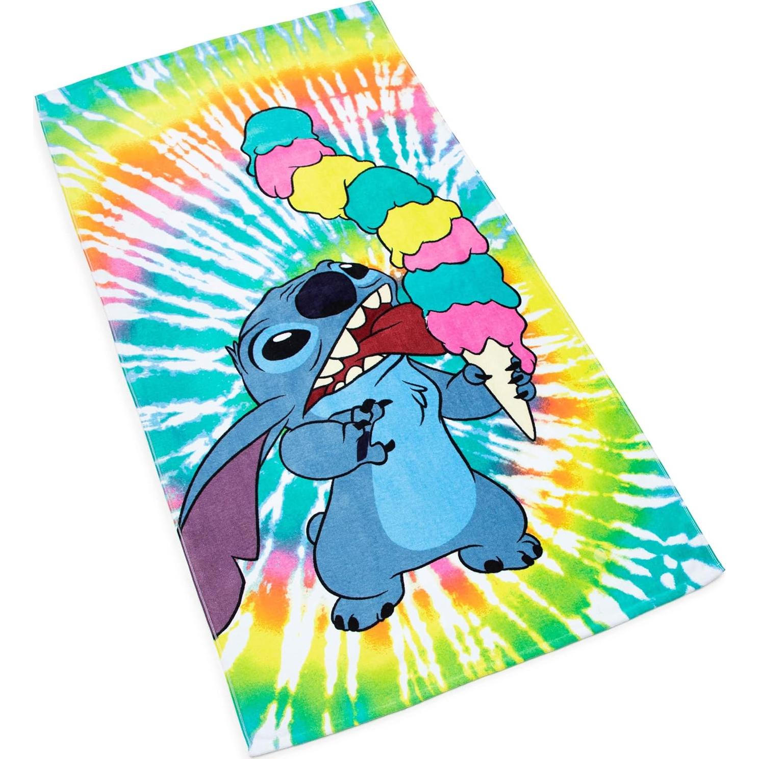 Toalla de Playa Jay Franco Lilo & Stitch 86x162 cm Algodón Suave