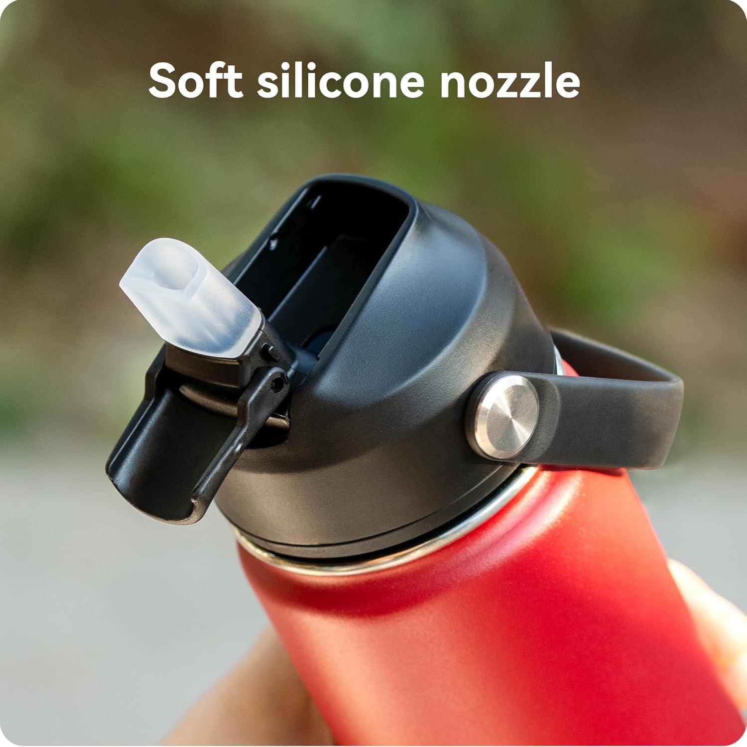 Tapa de Pajita de Silicona Prurex para Botellas Boca Ancha 5.79 cm