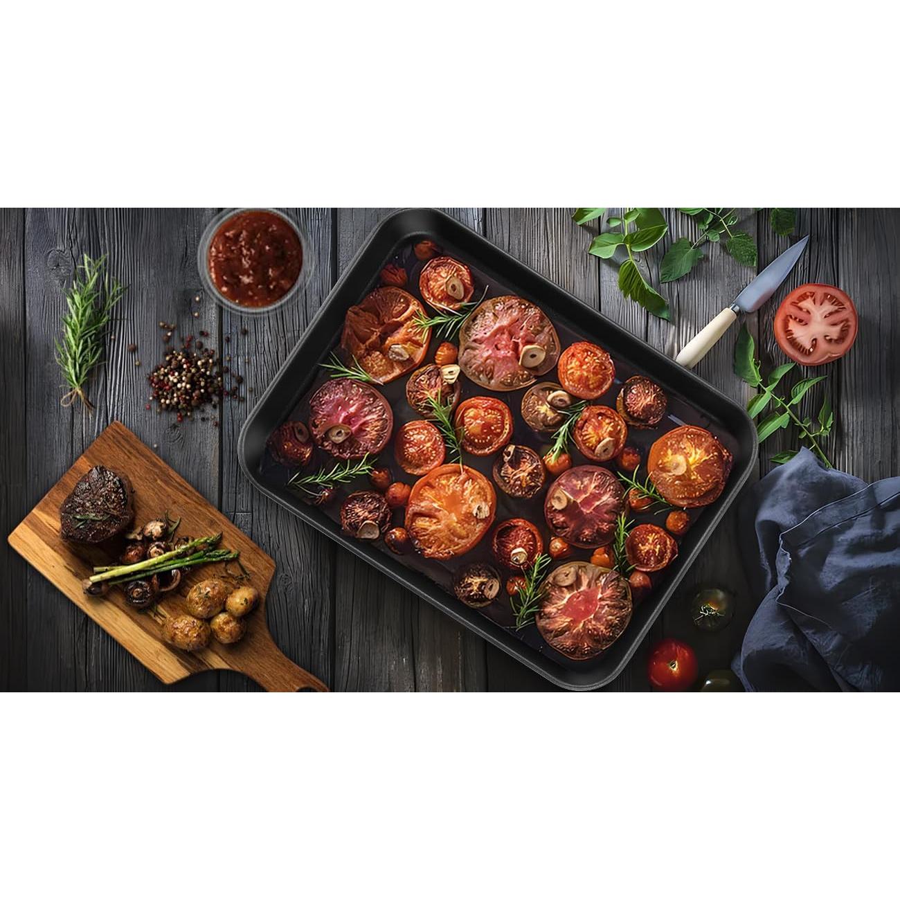 Juego de 2 bandejas para hornear Herogo 22.86x17.02 cm antiadherente