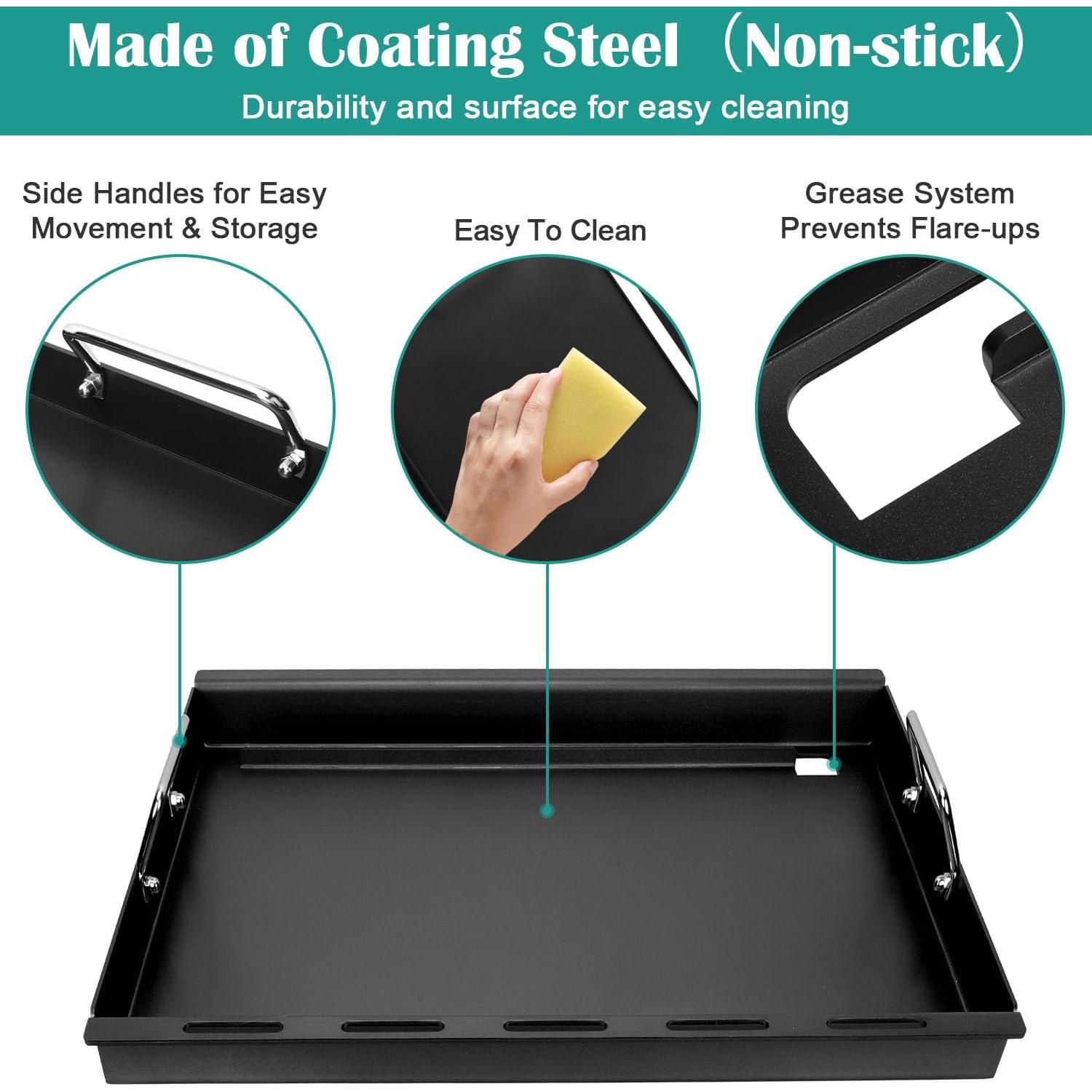 Plancha de Inserción EasiBBQ para Parrillas Char-Griller 50.3x49 cm