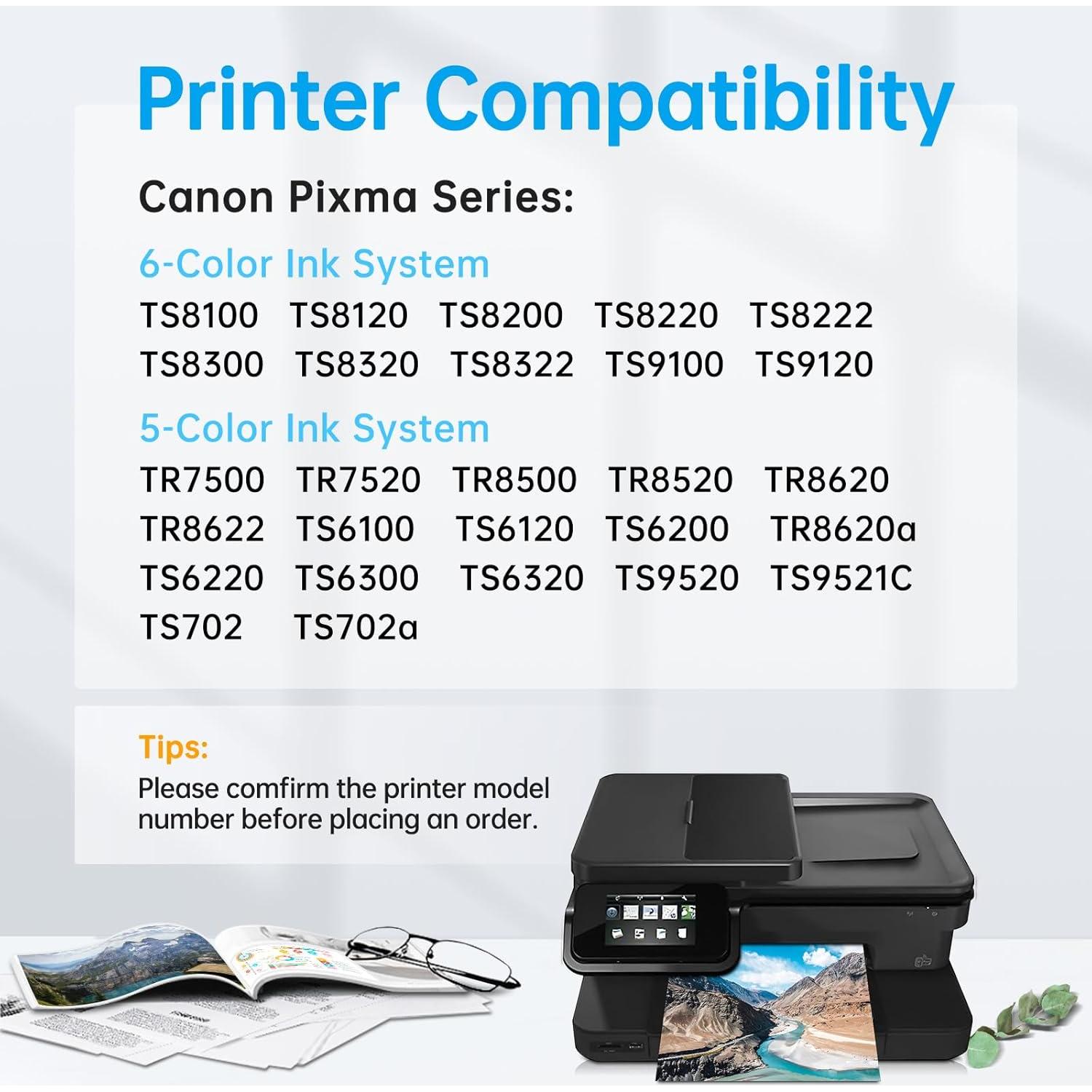 Cartuchos de Tinta XXL BINKSYLER 281 Compatibles para Canon 281XL