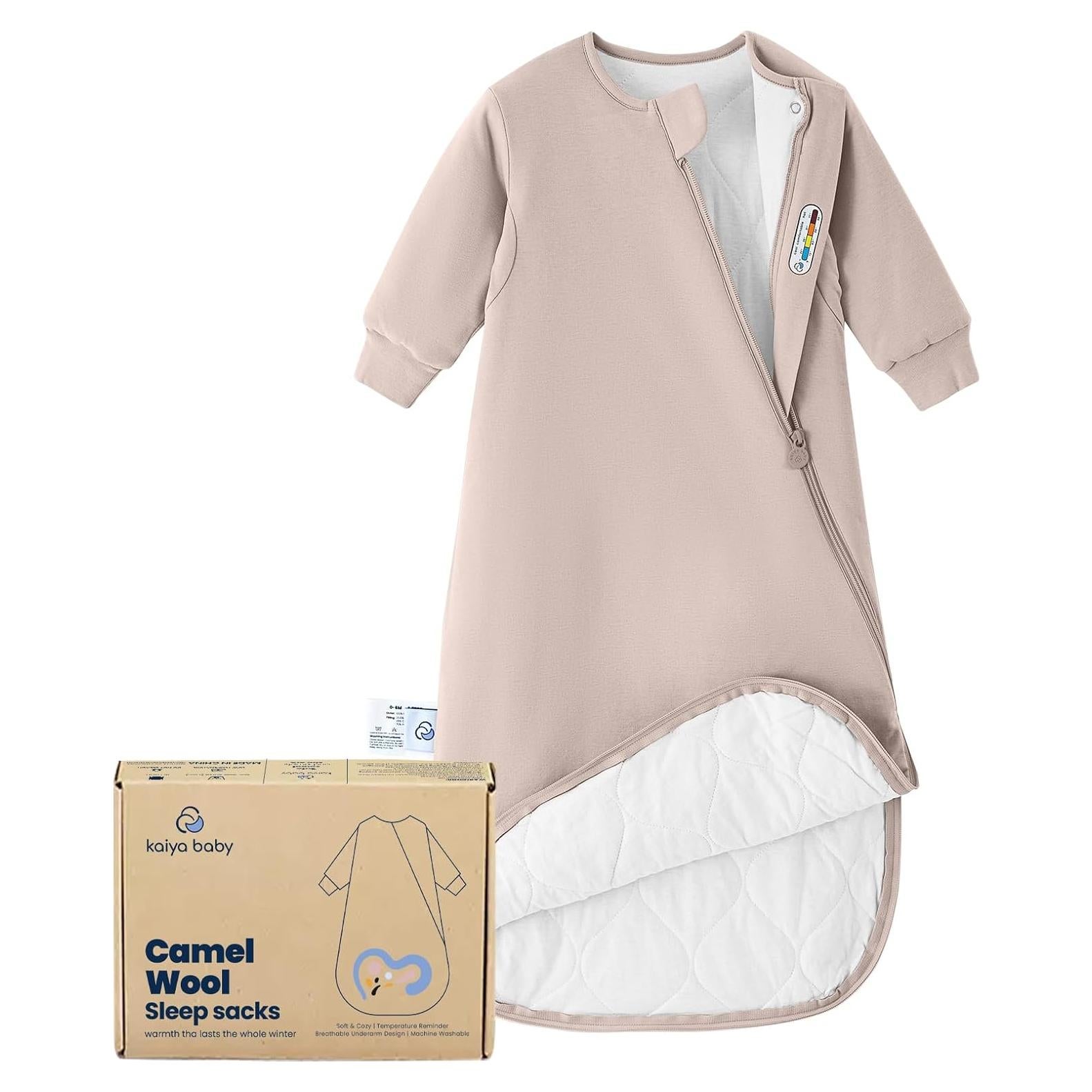 Saco de dormir Kaiya para bebés 6-18 meses 3.5 Tog algodón orgánico