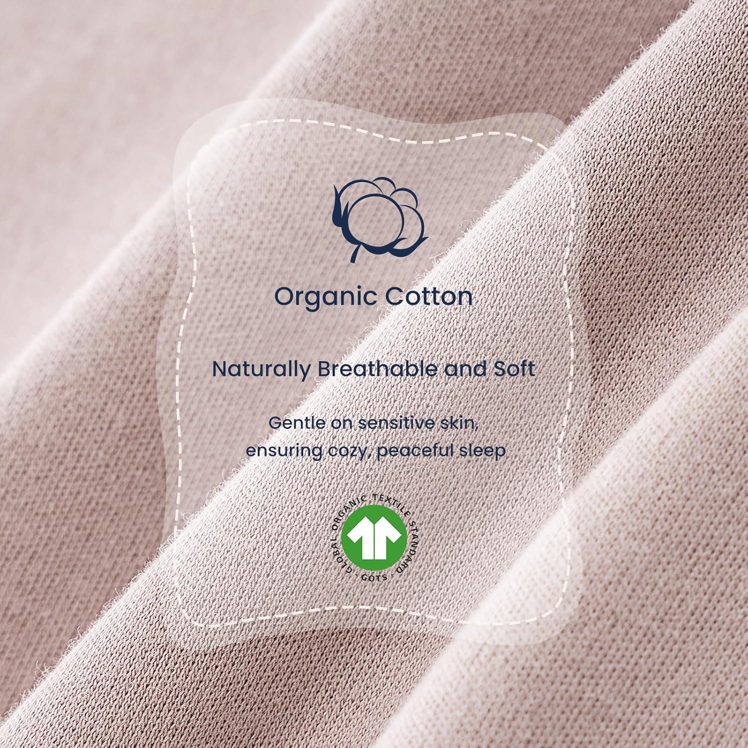 Saco de dormir Kaiya para bebés 6-18 meses 3.5 Tog algodón orgánico