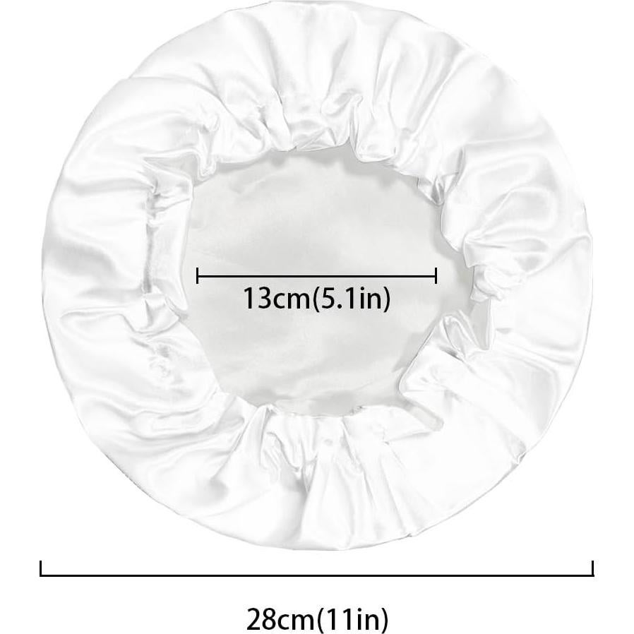 Set 2 Bonetes de Satén Personalizados para Niños Babrukda