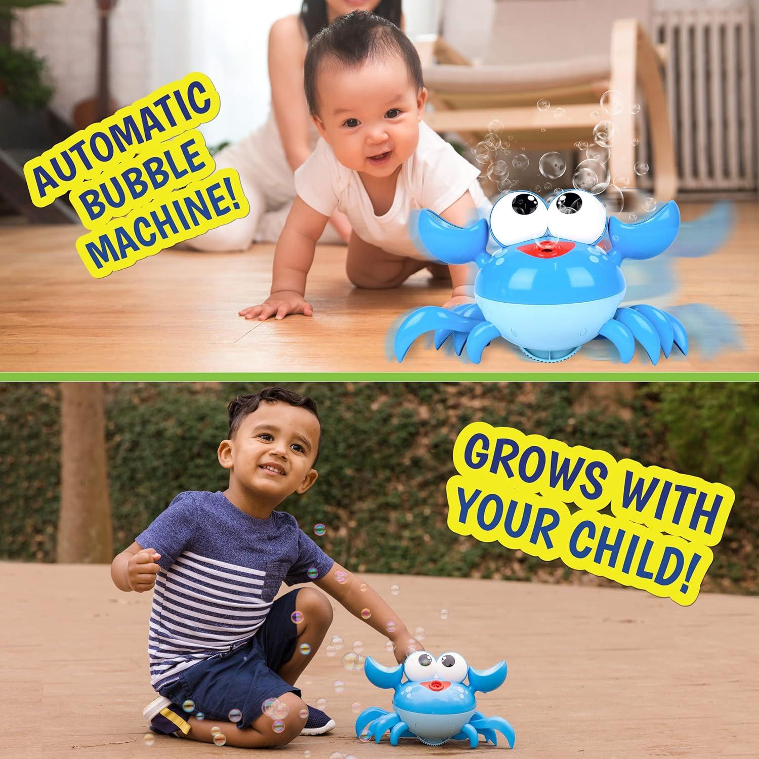 Máquina de Burbujas Cangrejo Bailarín Maxx Bubbles - Azul