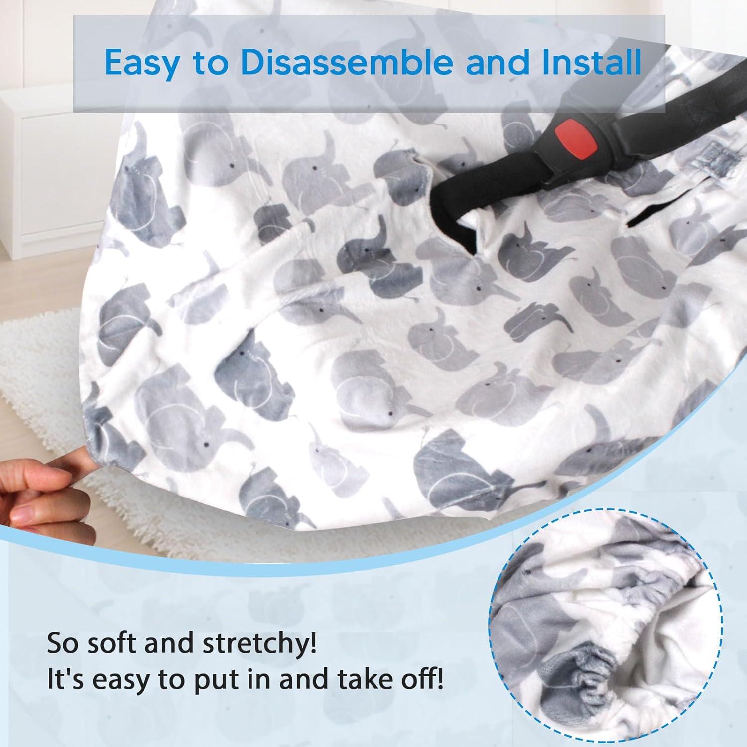 Funda para Asiento de Auto Boryokun Gris Ajuste Universal