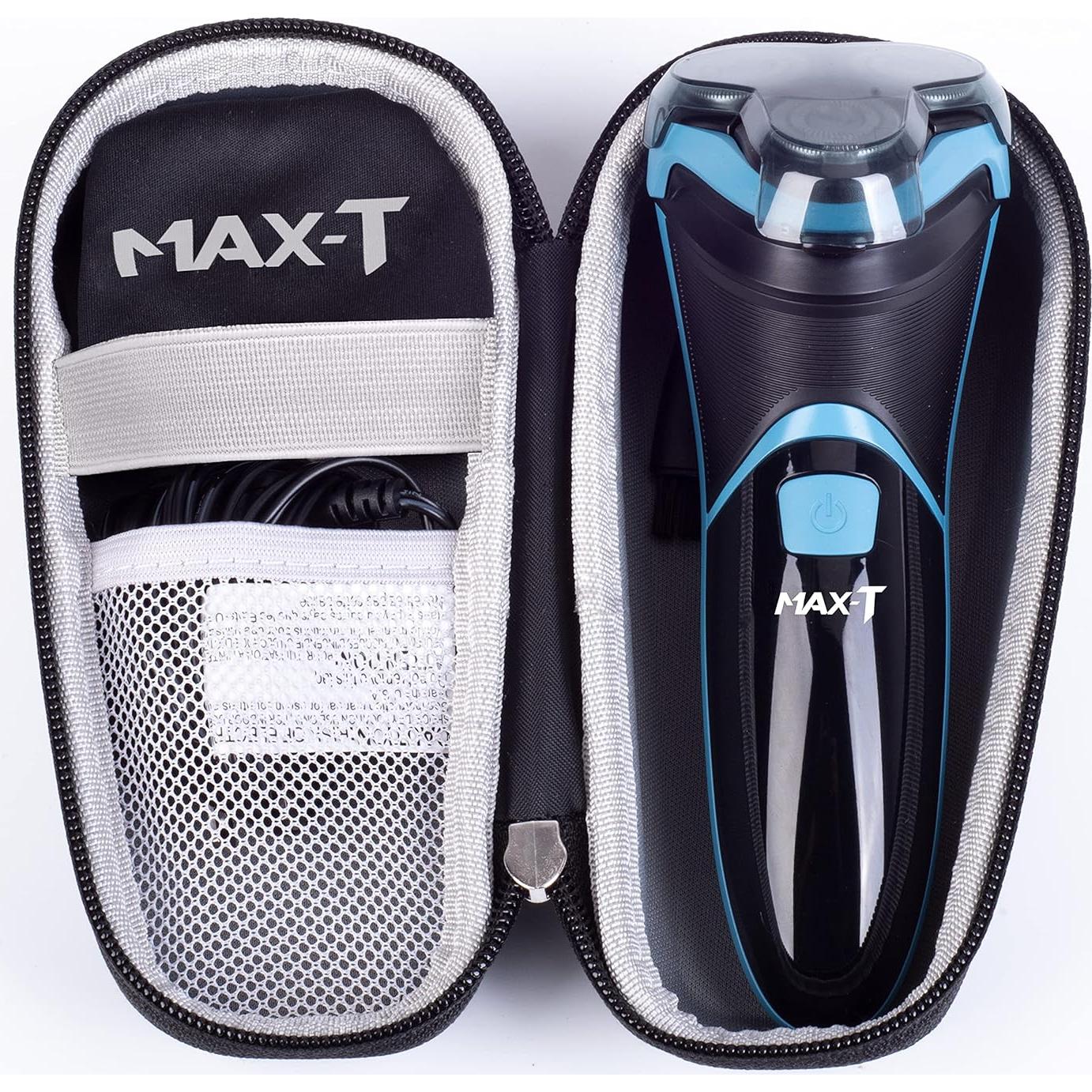 Afeitadora eléctrica MAX-T 3D impermeable con recortadora