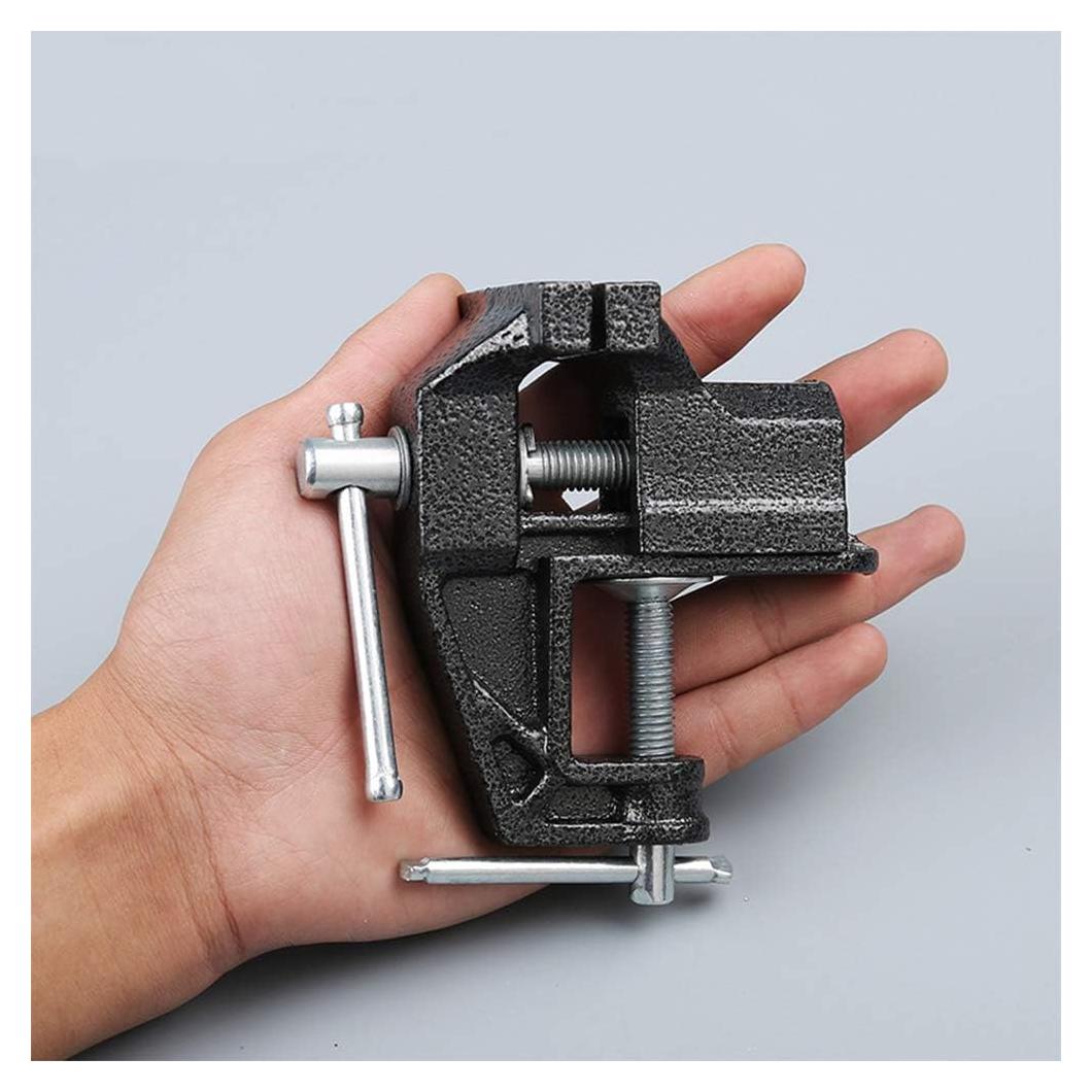 Mini Tornillo de Banco HENGDA VISE 2" Negro Portátil