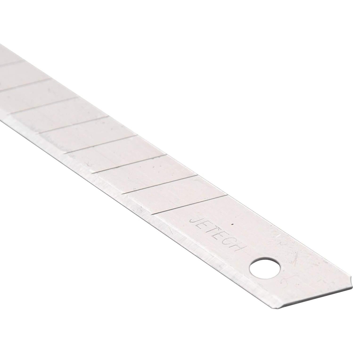 Cuchillas Utility Jetech 9mm - Paquete de 10 Cuchillas de Acero