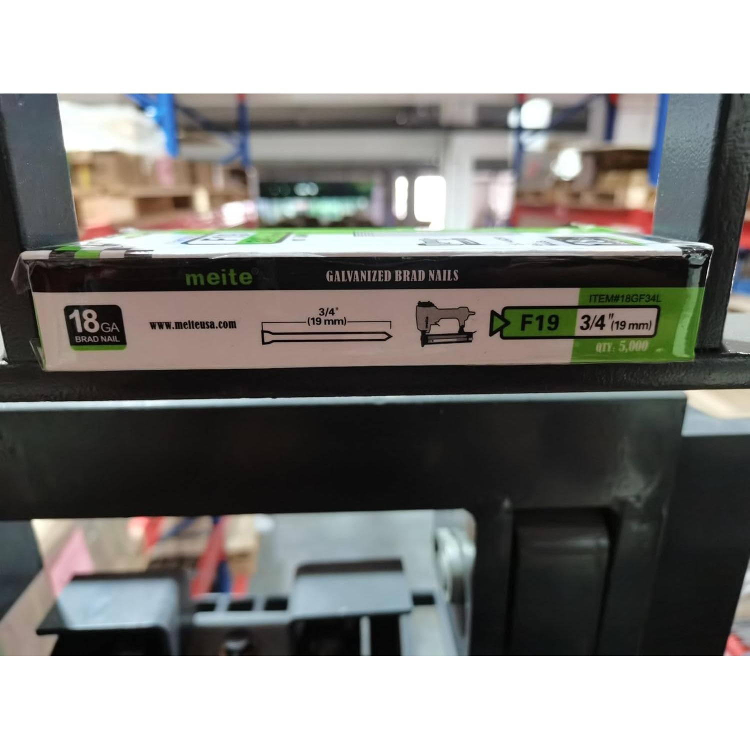 Clavos Brad Galvanizados Meite 18GA 19mm 5000 Unidades