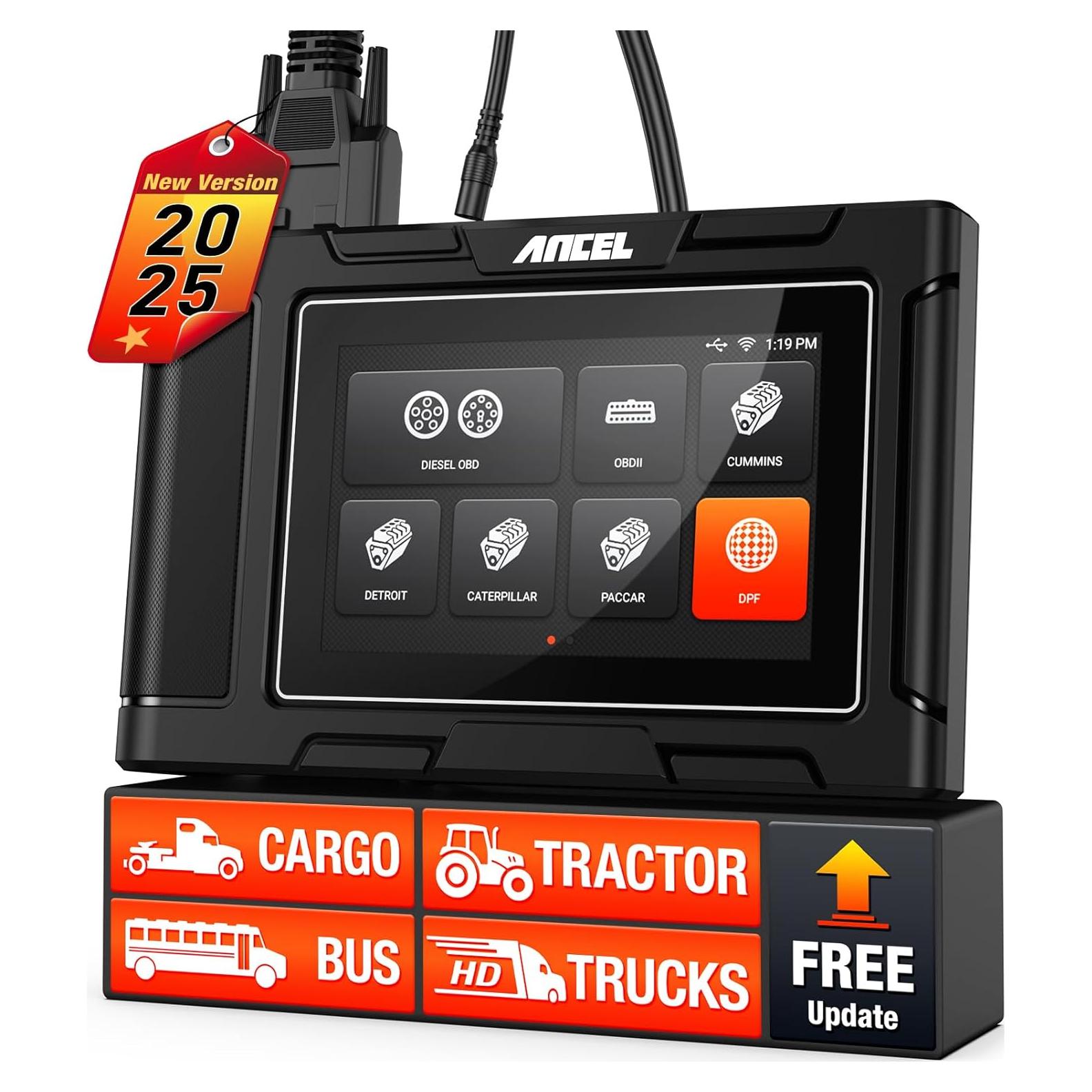 Escáner de Camiones ANCEL HD3400 - Regeneración DPF, 1.54kg