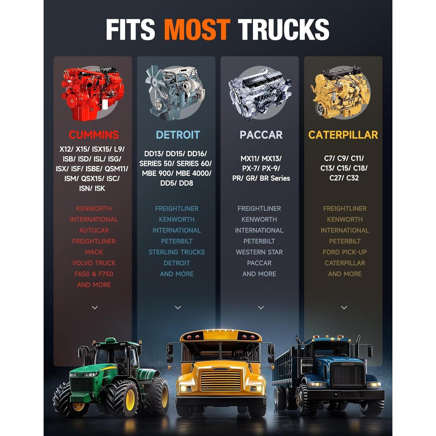 Escáner de Camiones ANCEL HD3400 - Regeneración DPF, 1.54kg