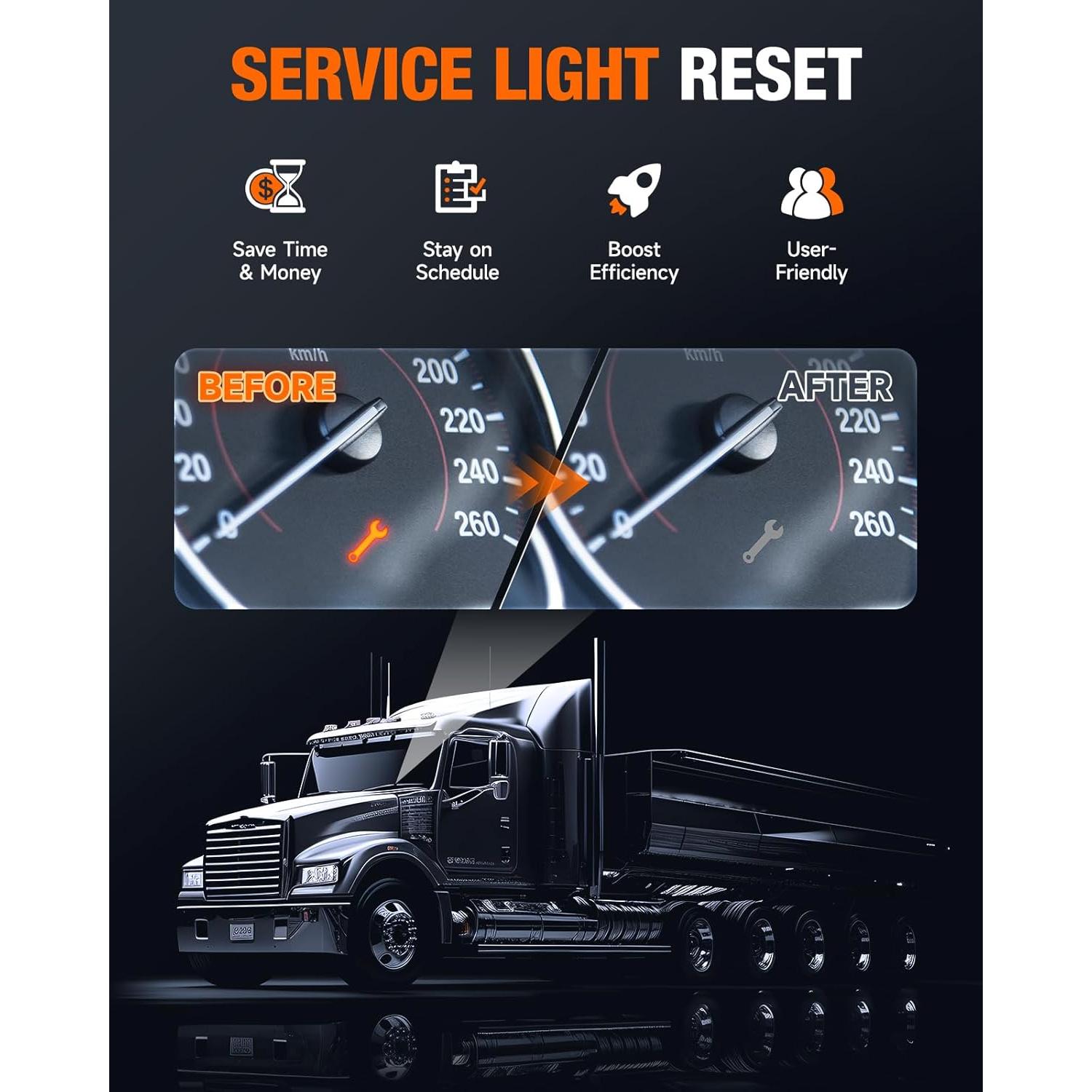 Escáner de Camiones ANCEL HD3400 - Regeneración DPF, 1.54kg