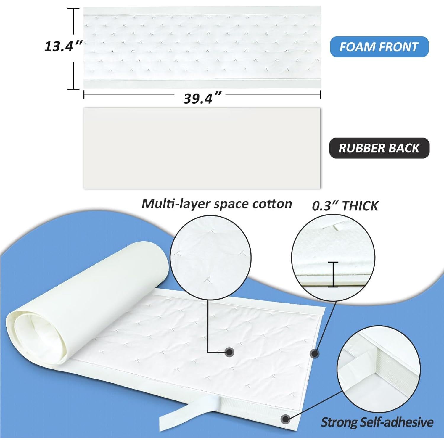 Panel Aislante Acústico BXI Doble Espuma 100x34cm