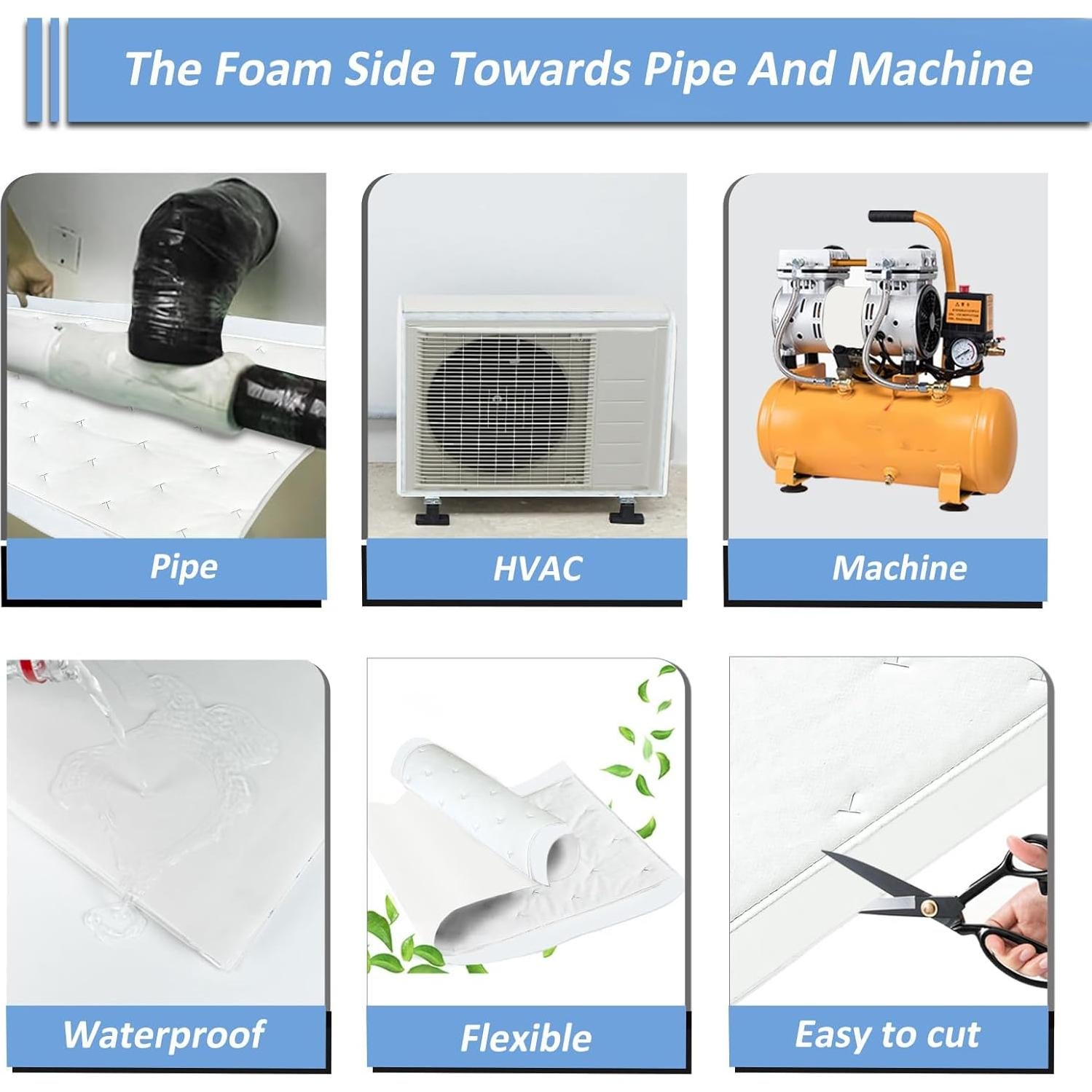 Panel Aislante Acústico BXI Doble Espuma 100x34cm