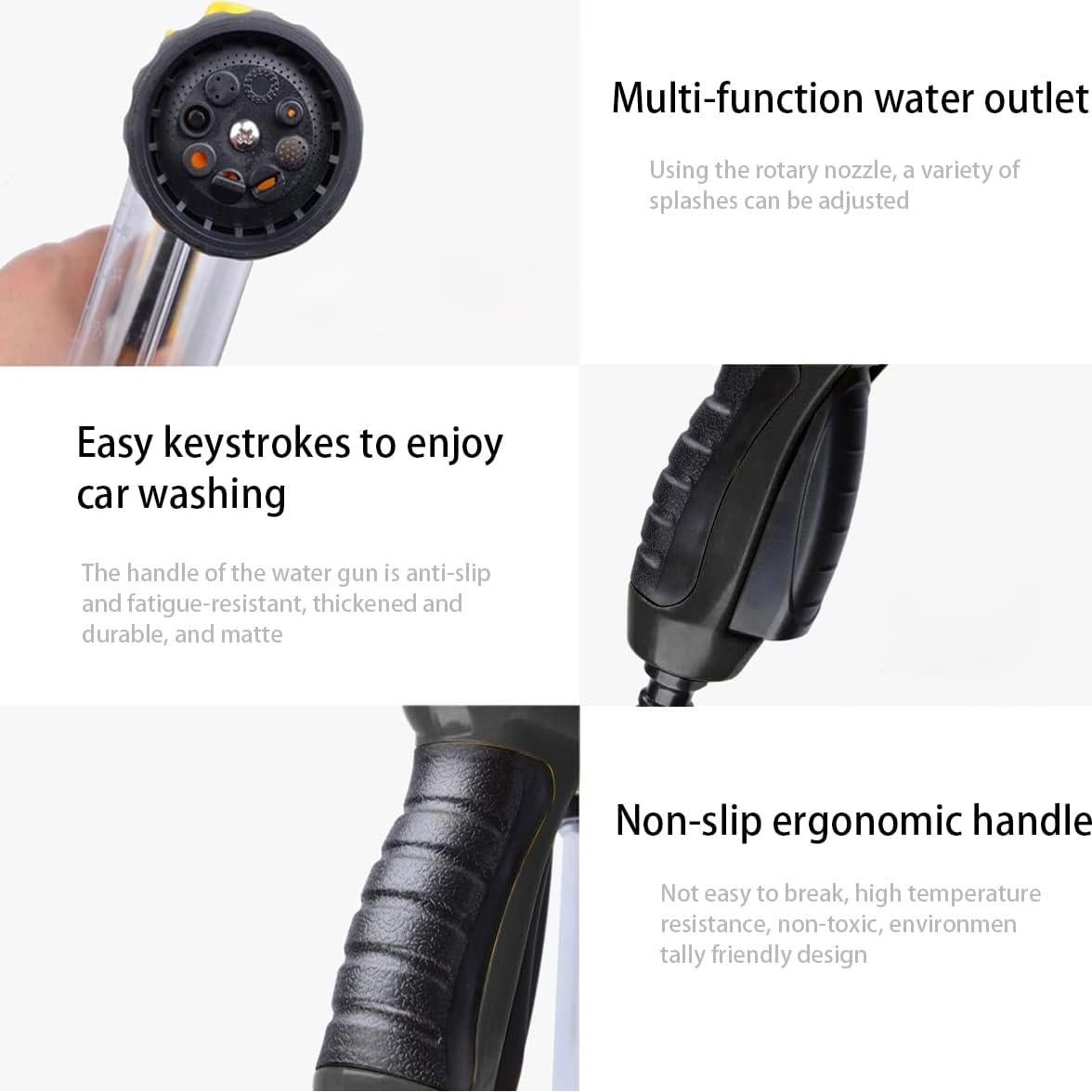 Pistola de Espuma BELOMI para Lavado de Autos 8 Patrones