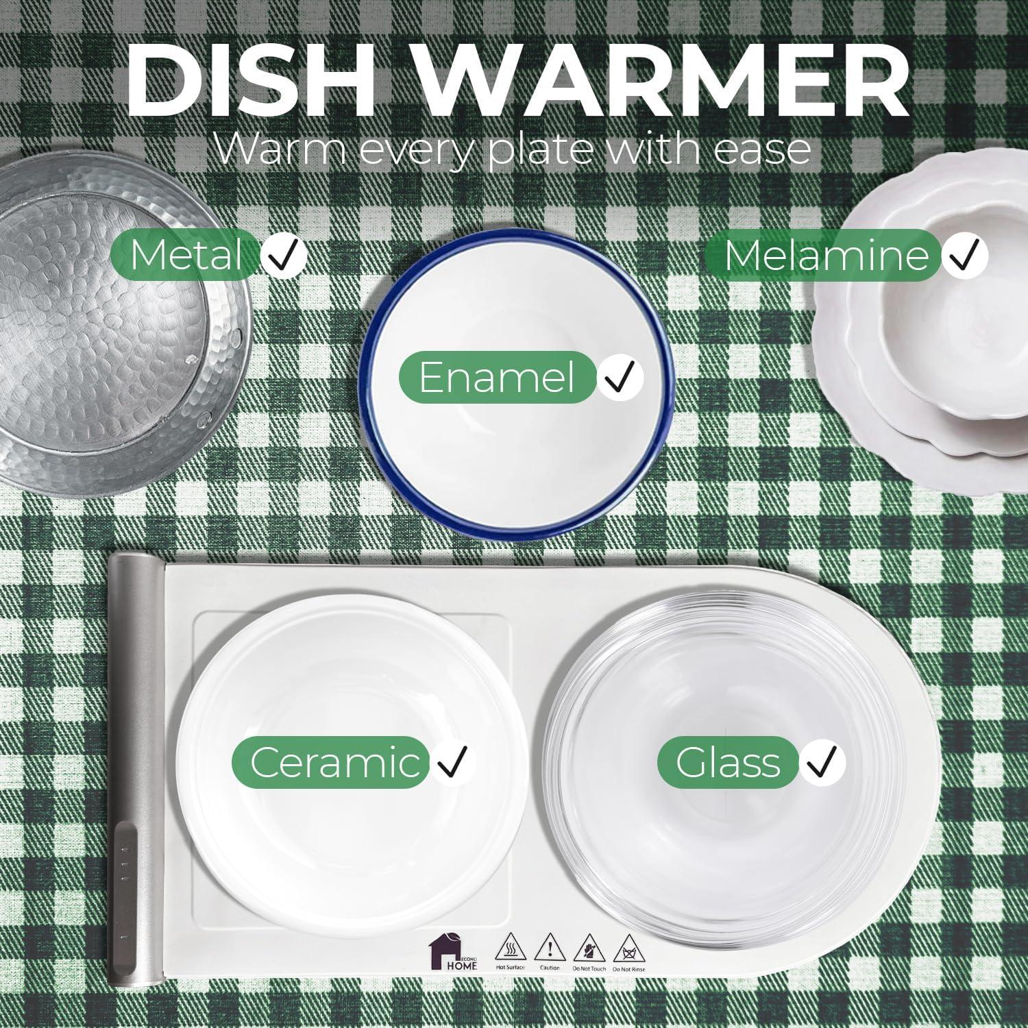 Calentador de Comida Eléctrico EconoHome 100W Plegable 46.4x22.9cm