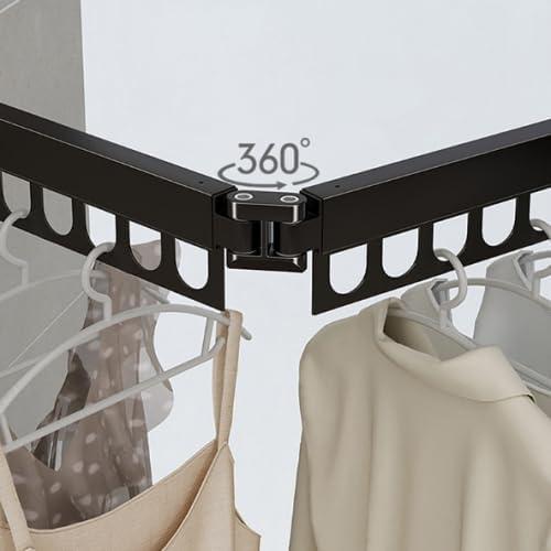 Estante Plegable para Secar Ropa NSCMQSL 119 cm Acero Titanio