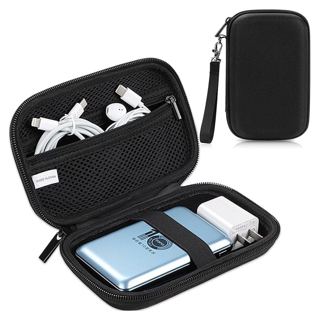 Funda Organizadora Electrónica Dura CAAORDKSO Negra 19.05x10.92cm