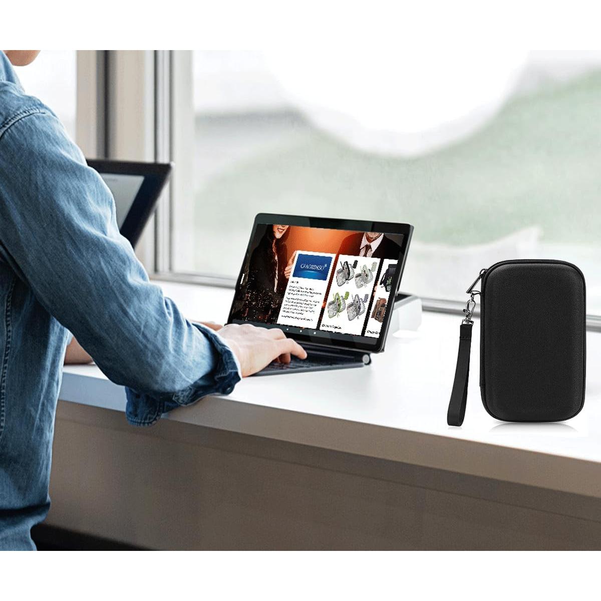 Funda Organizadora Electrónica Dura CAAORDKSO Negra 19.05x10.92cm