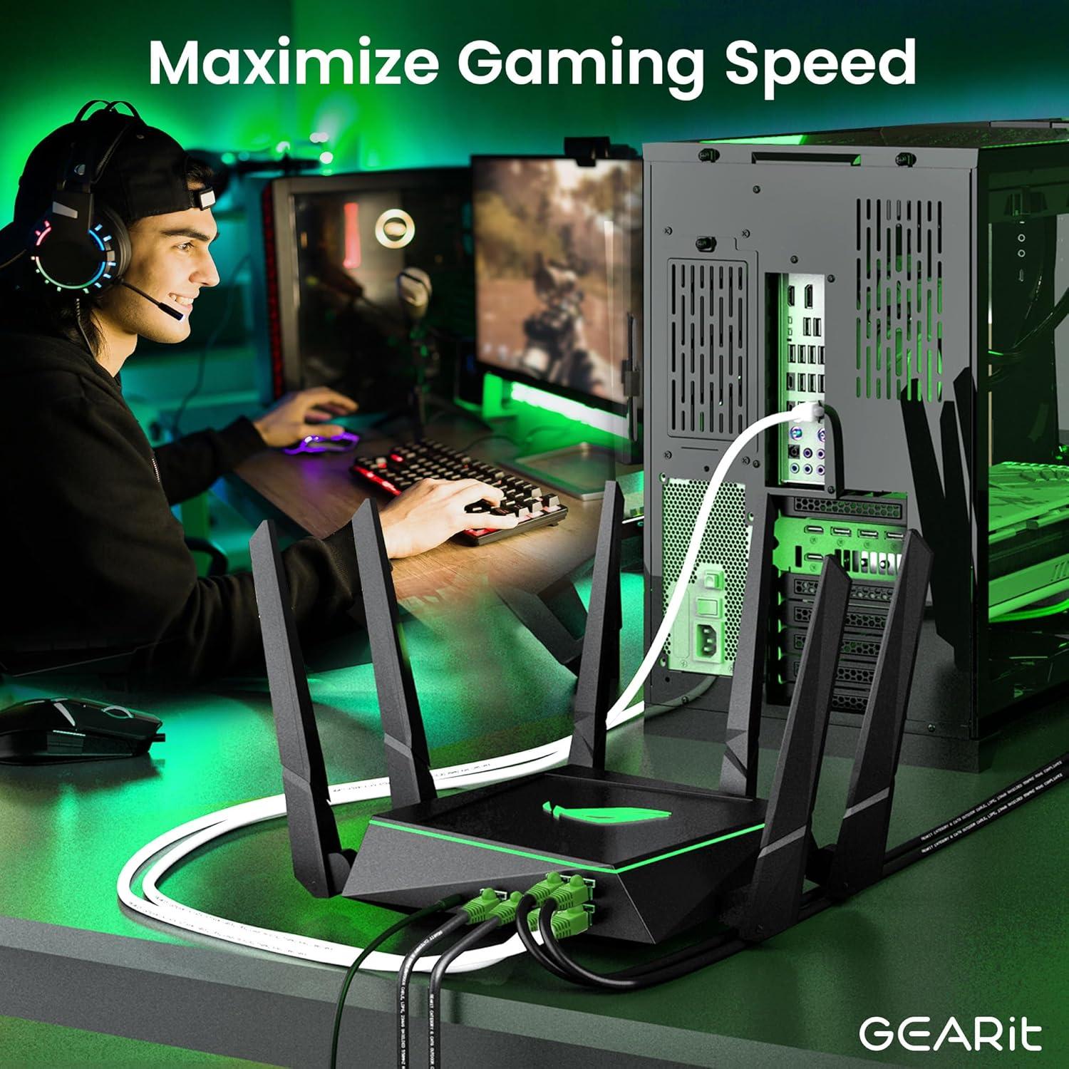 Cable Ethernet Cat 6 GEARit 30.48 m Alta Velocidad 10 Gbps