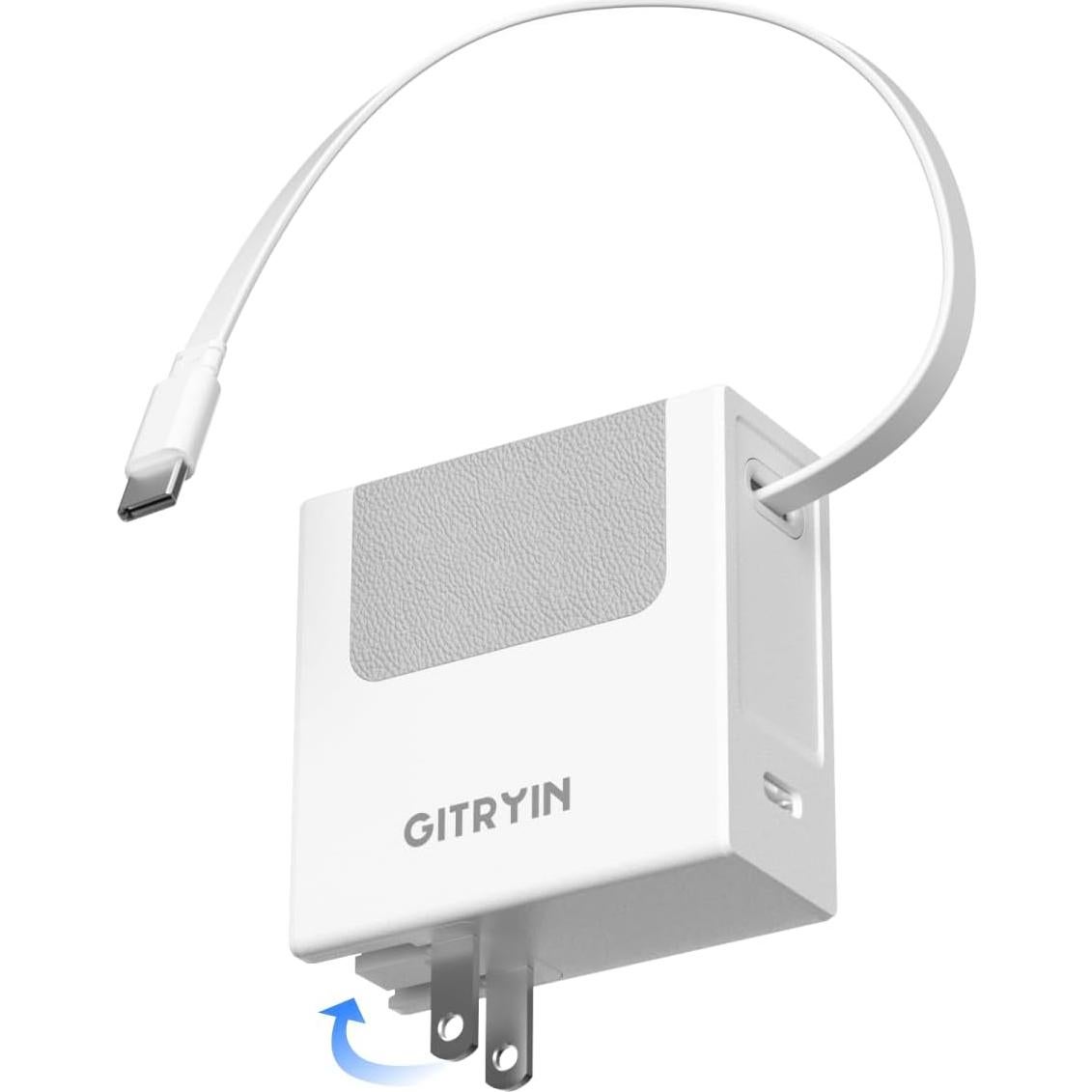 Cargador de Pared Retráctil Gitryin 40W 8-en-1 con USB
