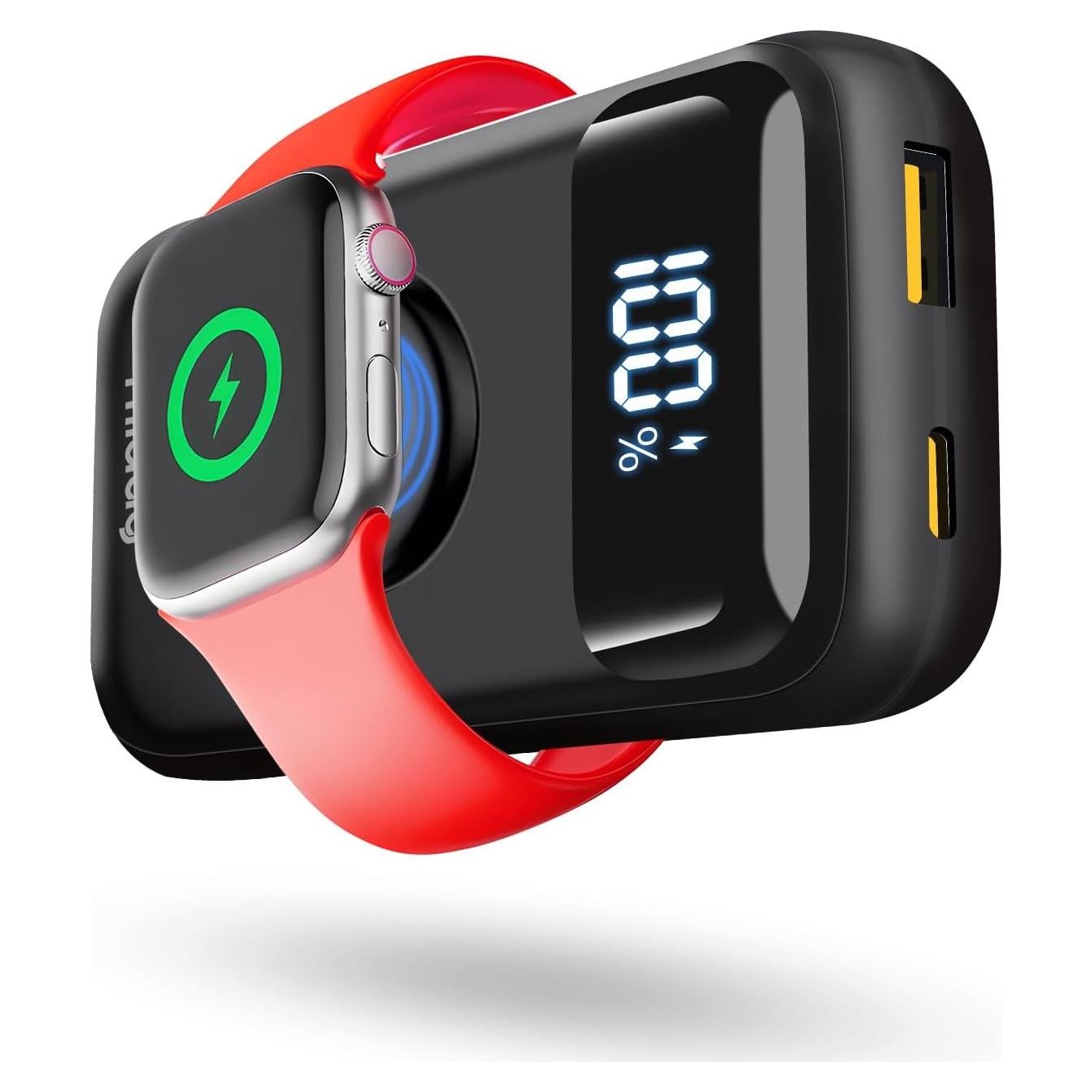 Cargador Portátil Miady 10000mAh para Apple Watch y iPhone
