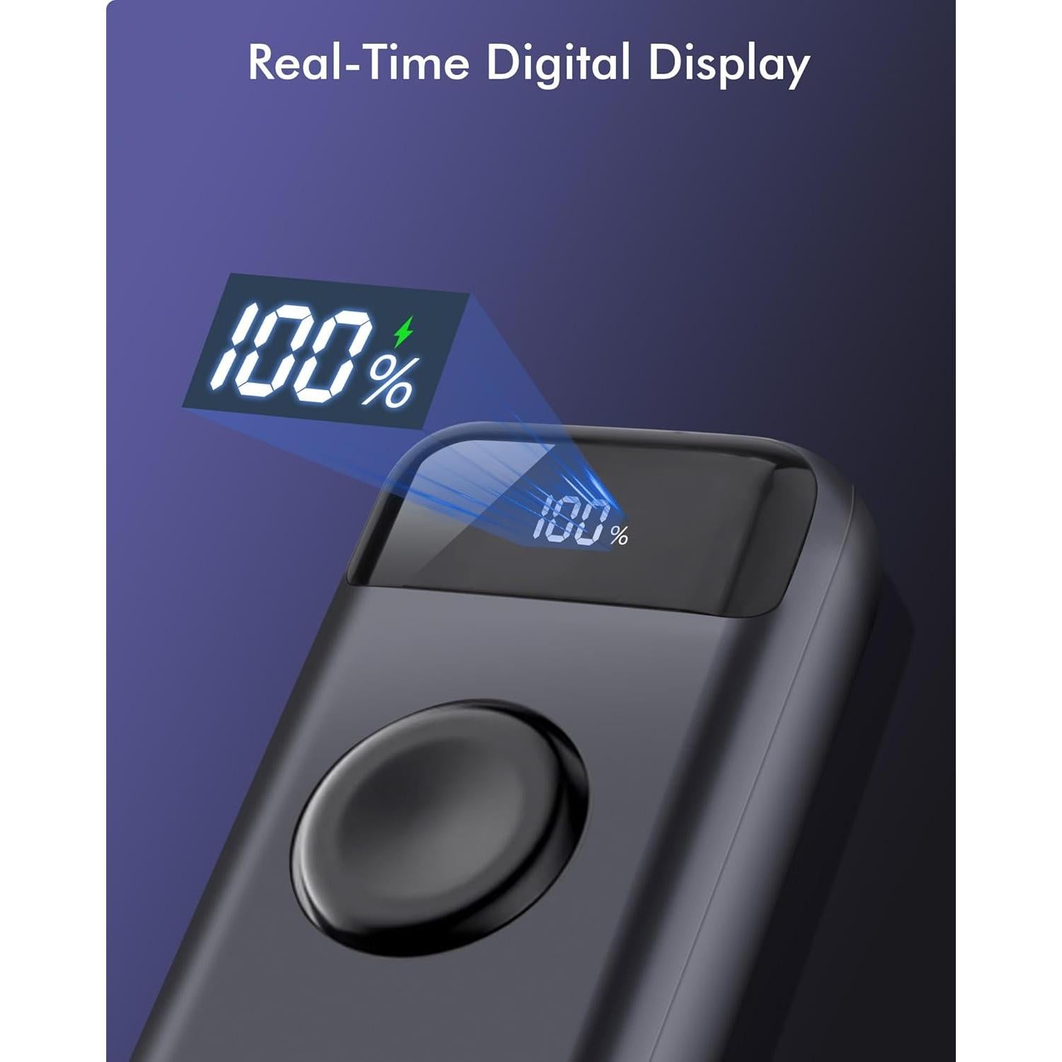 Cargador Portátil Miady 10000mAh para Apple Watch y iPhone