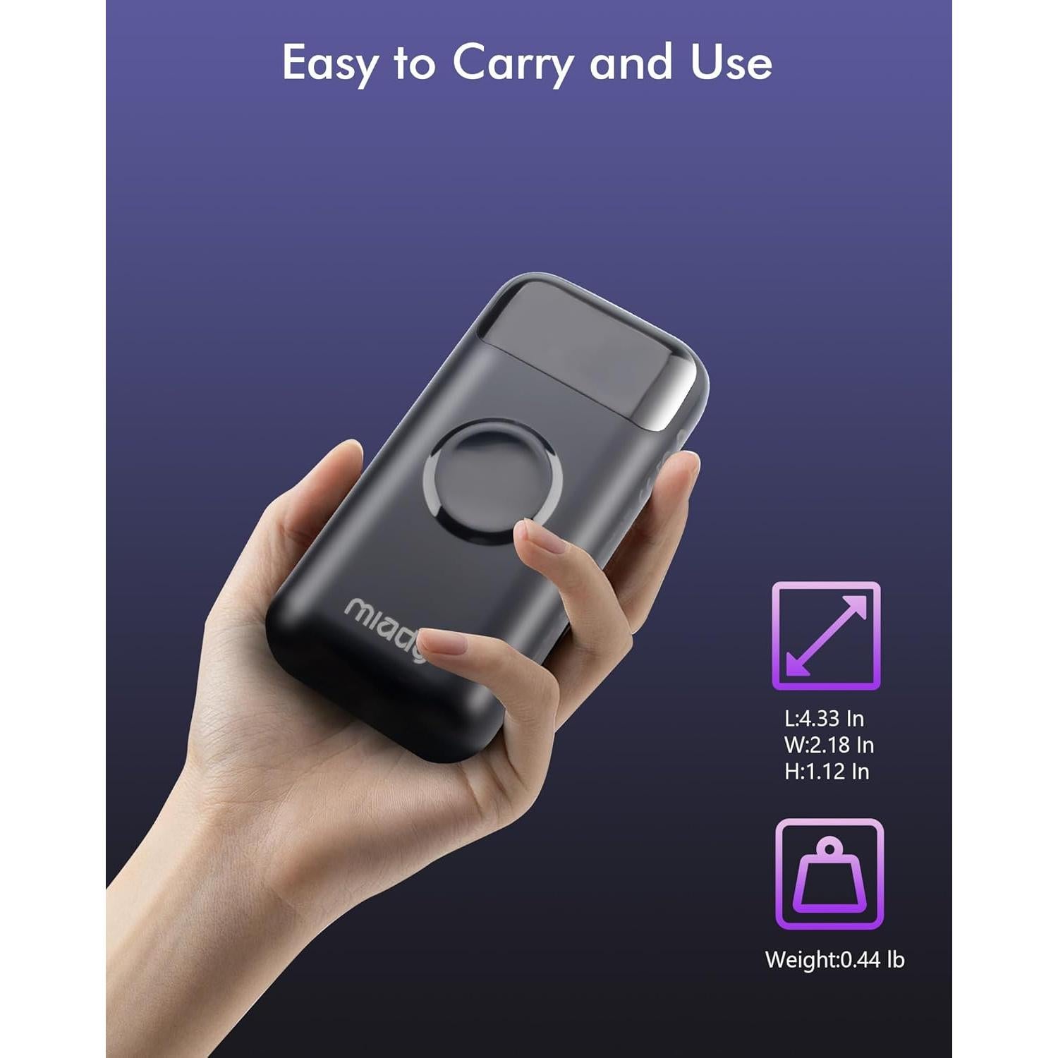 Cargador Portátil Miady 10000mAh para Apple Watch y iPhone