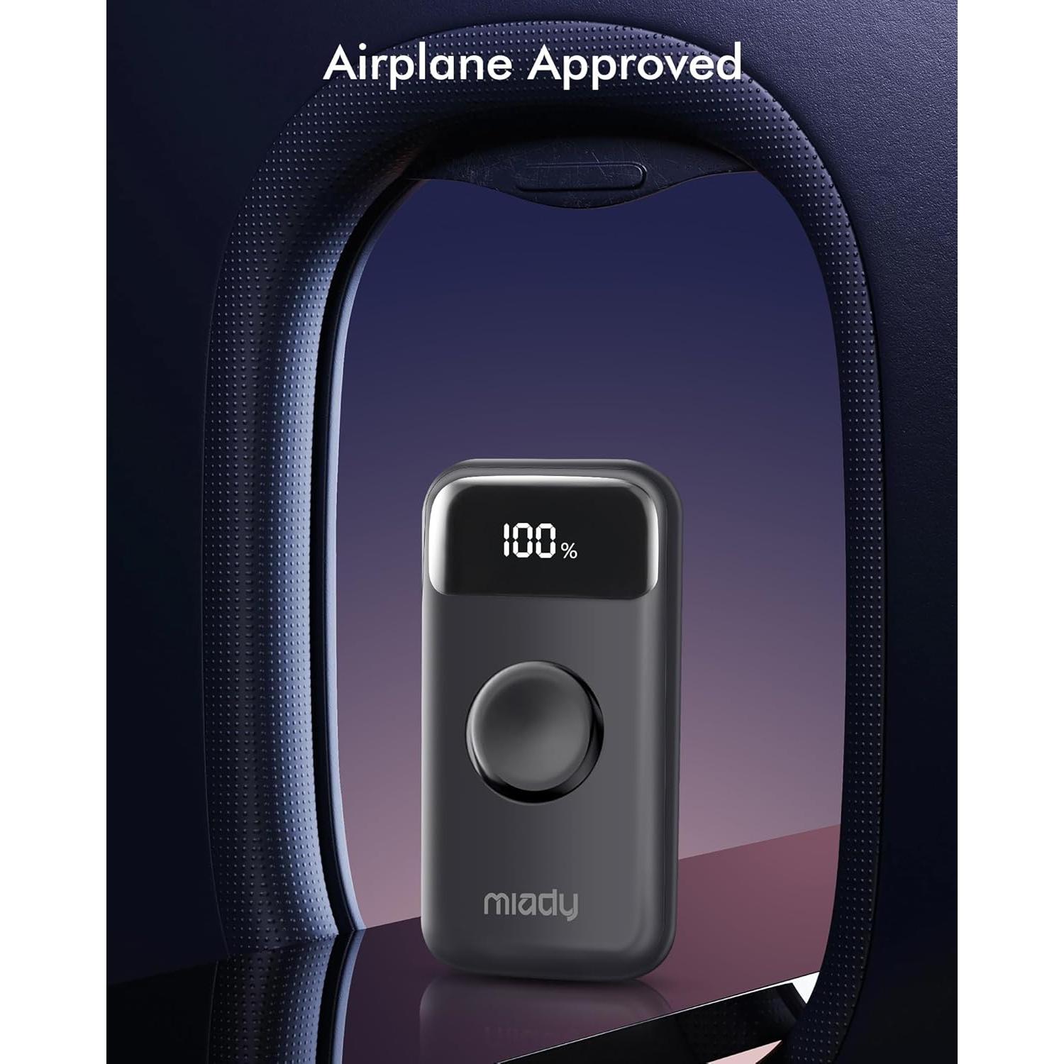 Cargador Portátil Miady 10000mAh para Apple Watch y iPhone