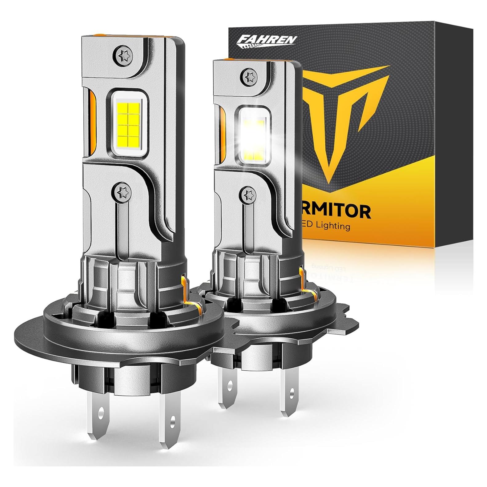 Bombillas LED H7 Termitor 60000LM 6500K Antiniebla 2 Pzas