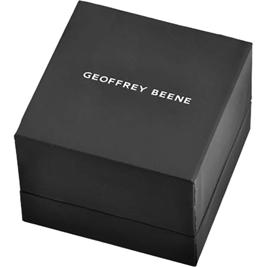 Anillo de Malla de Acero Inoxidable 8mm Geoffrey Beene Hombre