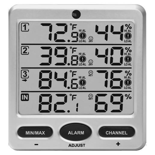 Termómetro Higrómetro Inalámbrico Ambient Weather WS-10-C 8 Canales